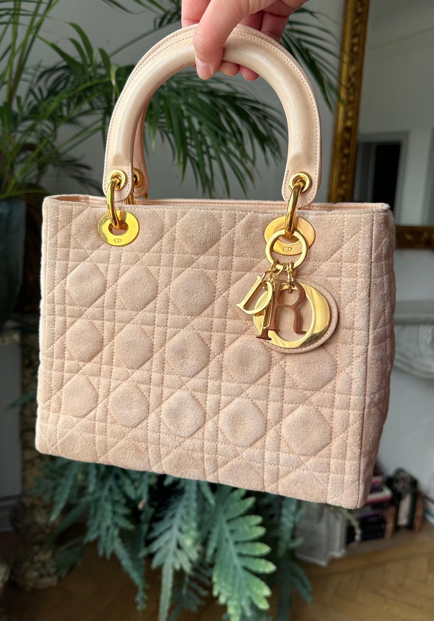 Lady Dior suède