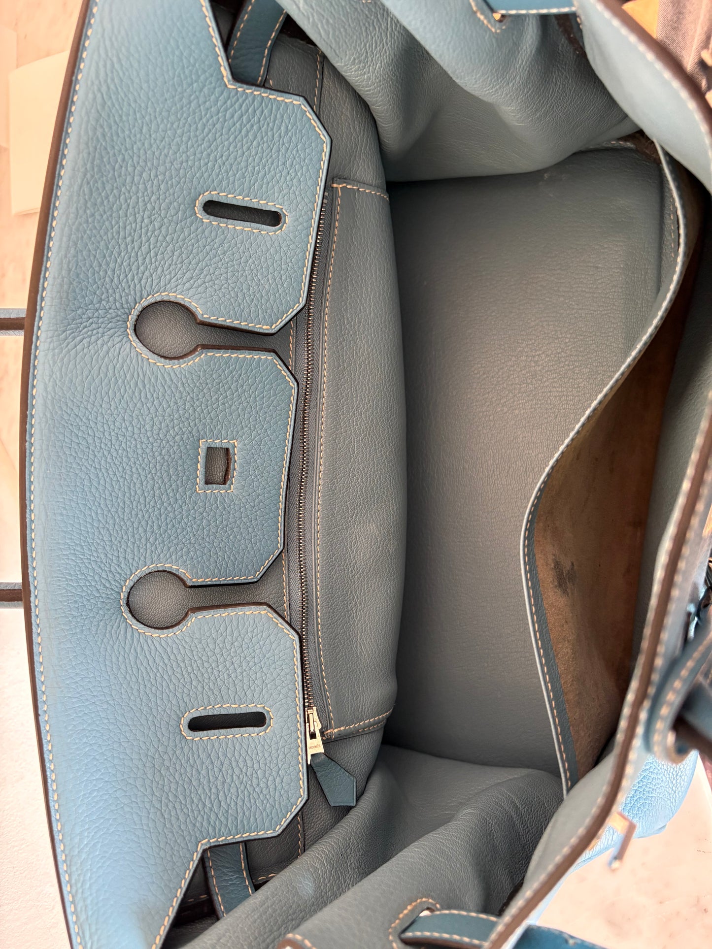 Hermès Birkin 35 Blue Jean