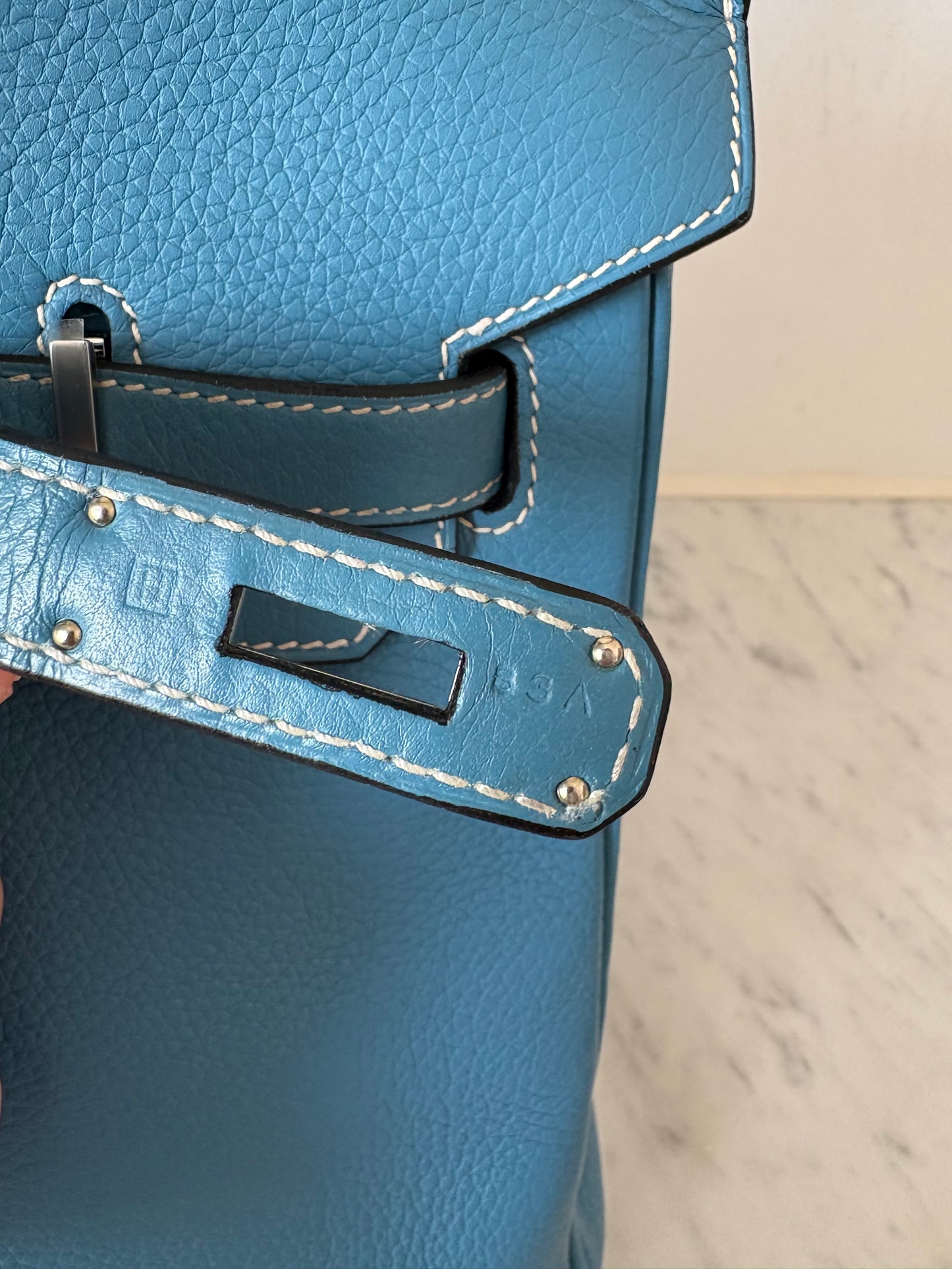 Hermès Birkin 35 Blue Jean