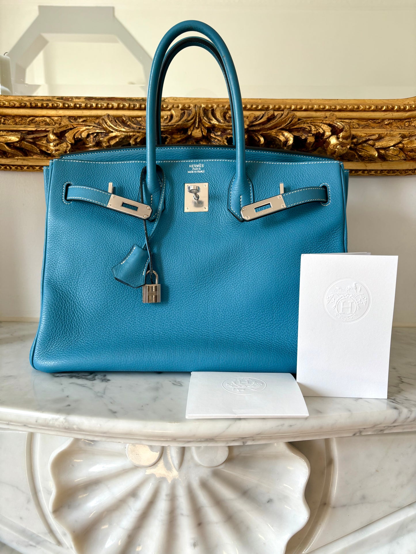 Hermès Birkin 35 Blue Jean