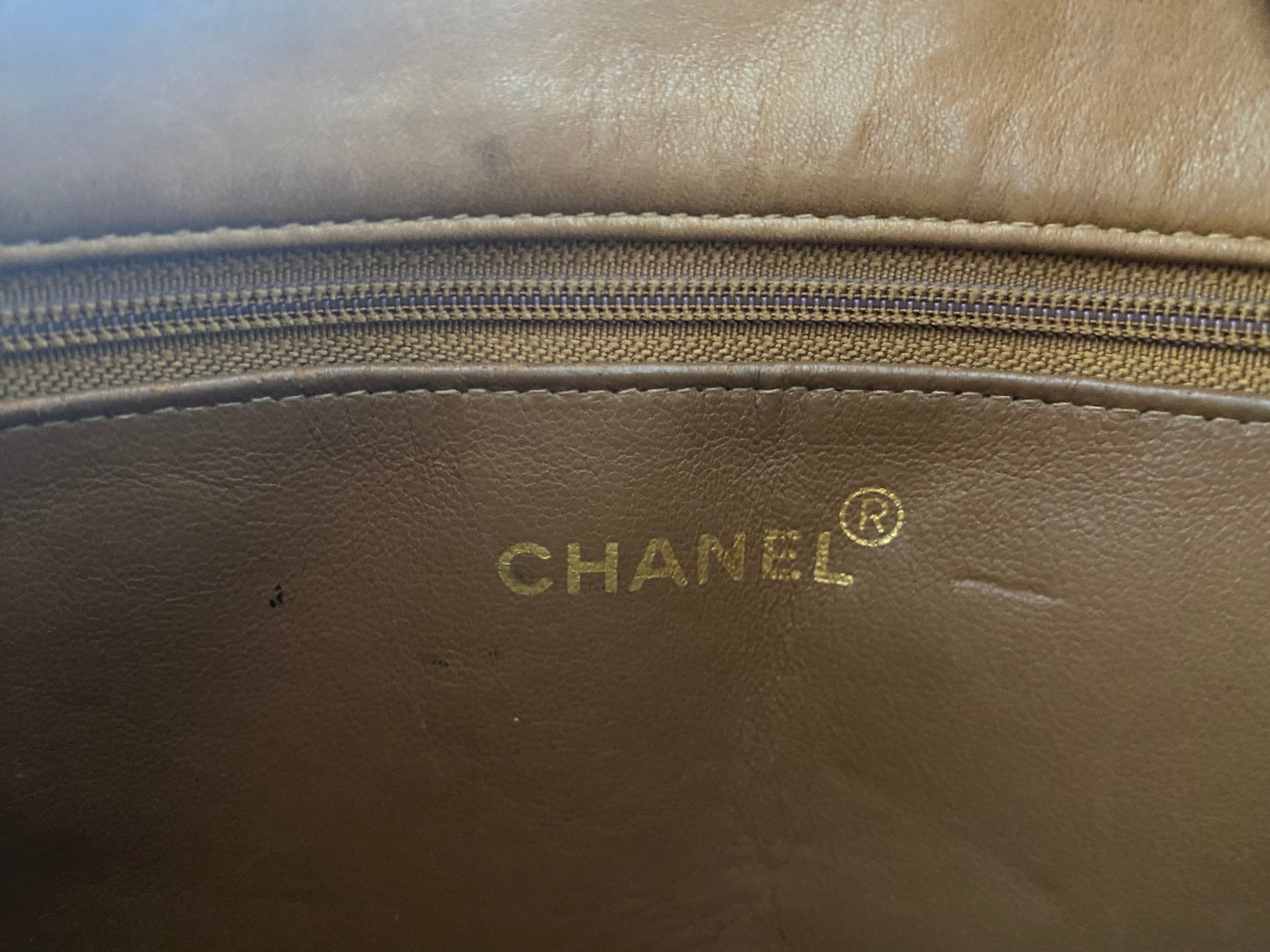 Chanel vintage tortoise tote