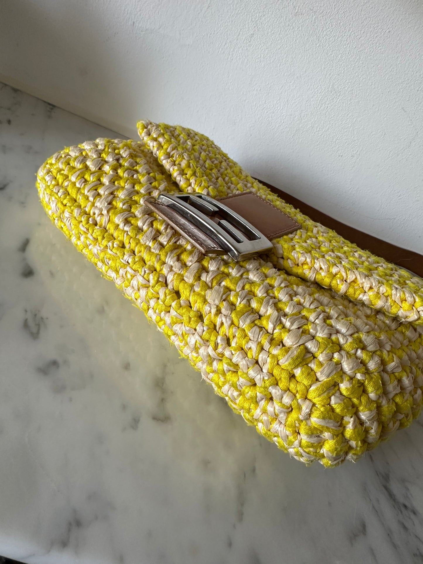 Fendi Baguette raffia