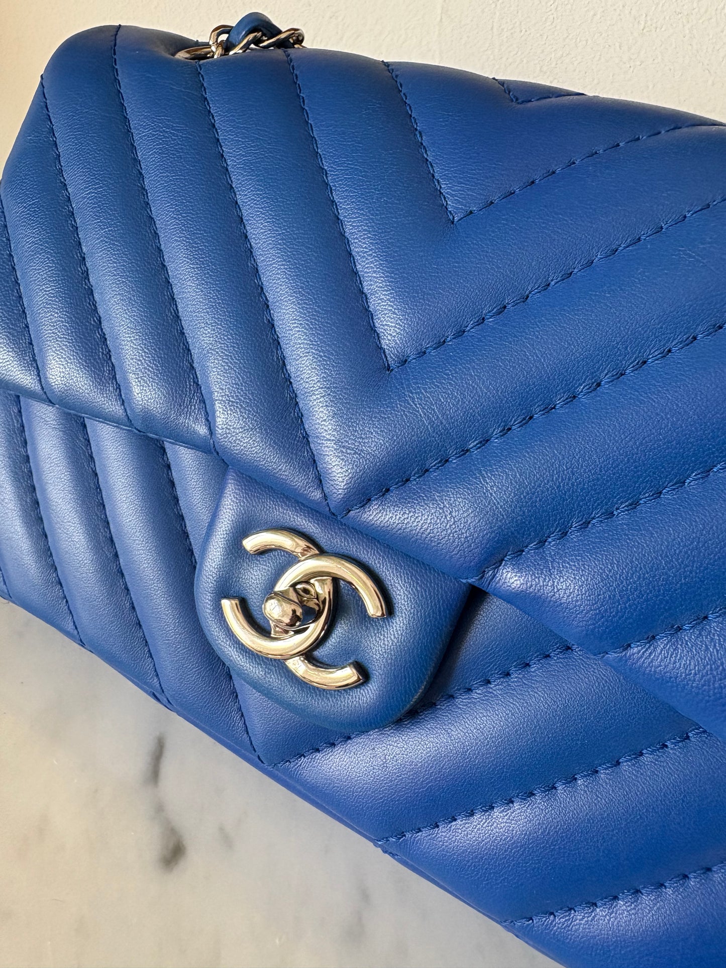 Chanel Chevron single flap