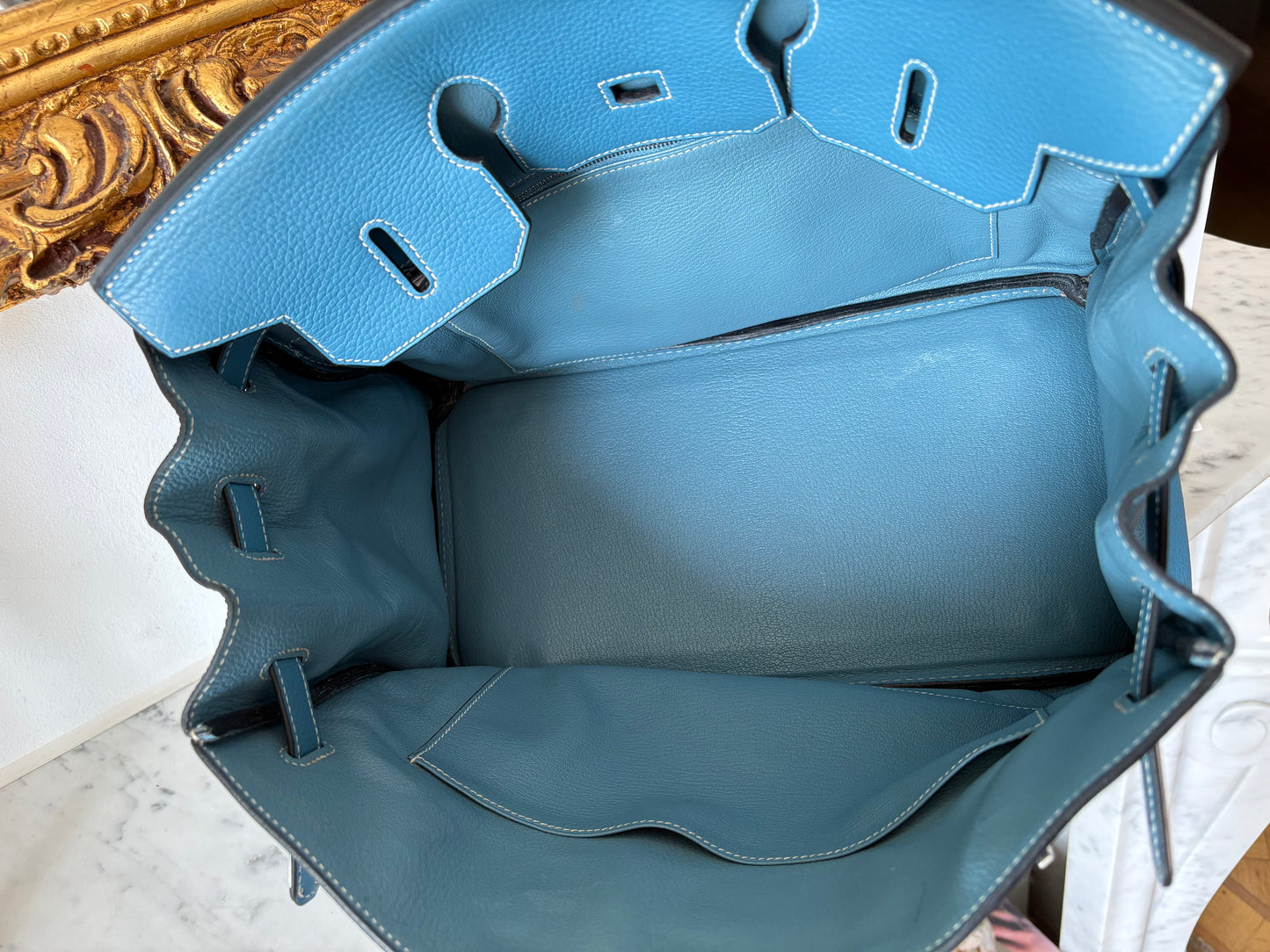 Hermès Birkin 35 Blue Jean
