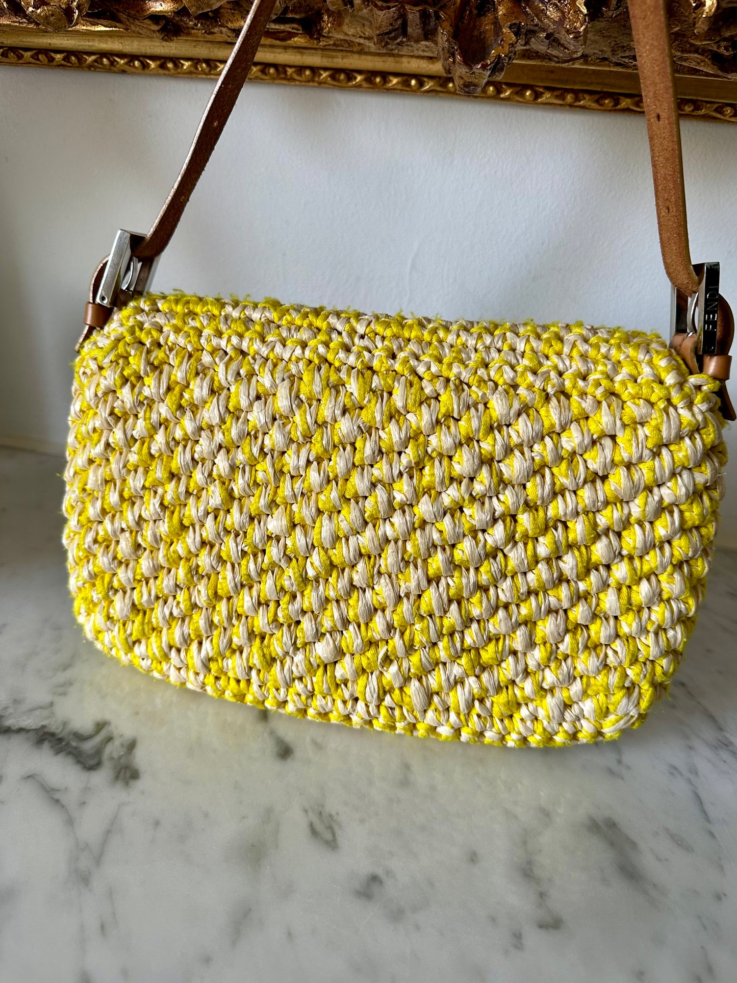 Fendi Baguette raffia