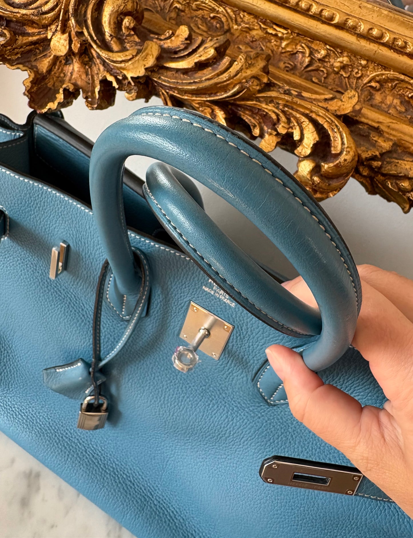 Hermès Birkin 35 Blue Jean