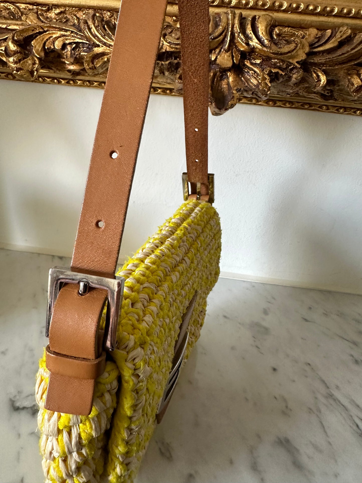 Fendi Baguette raffia