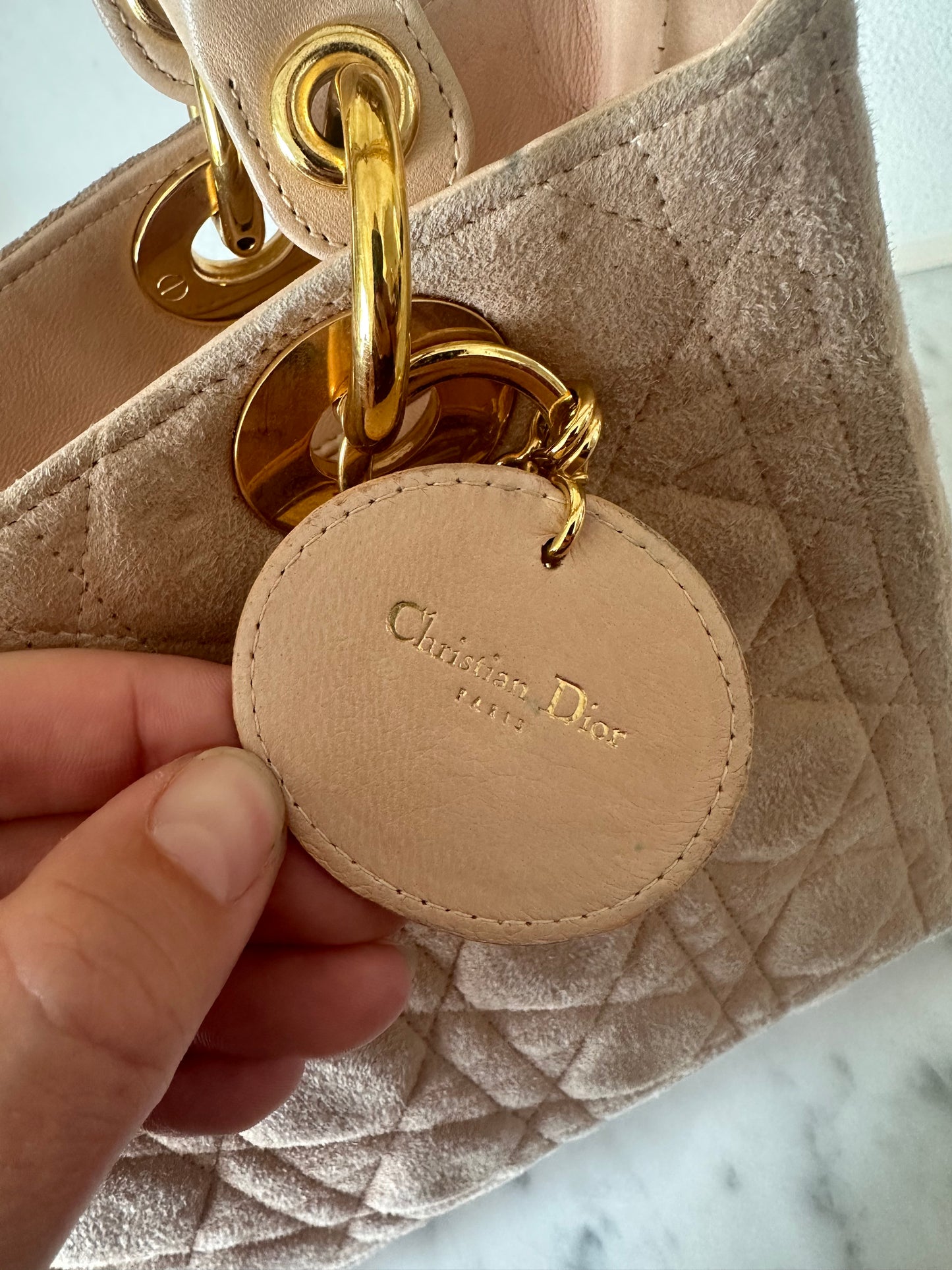 Lady Dior suède