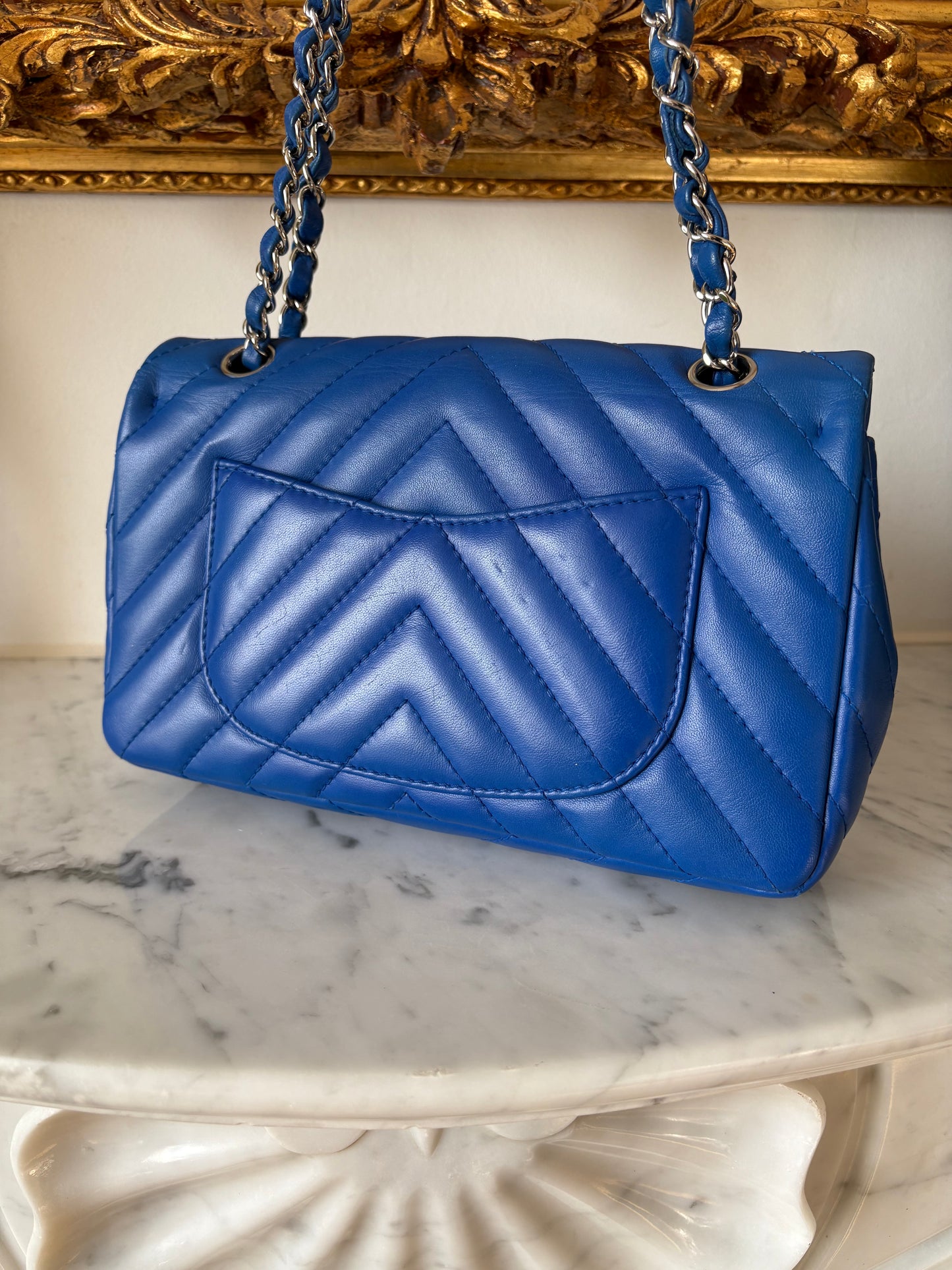 Chanel Chevron single flap