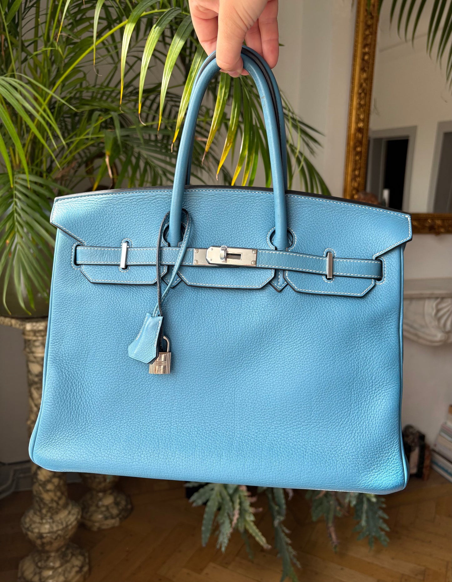 Hermès Birkin 35 Blue Jean