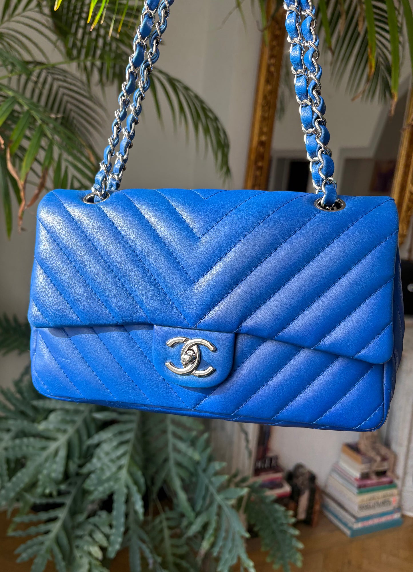 Chanel Chevron single flap