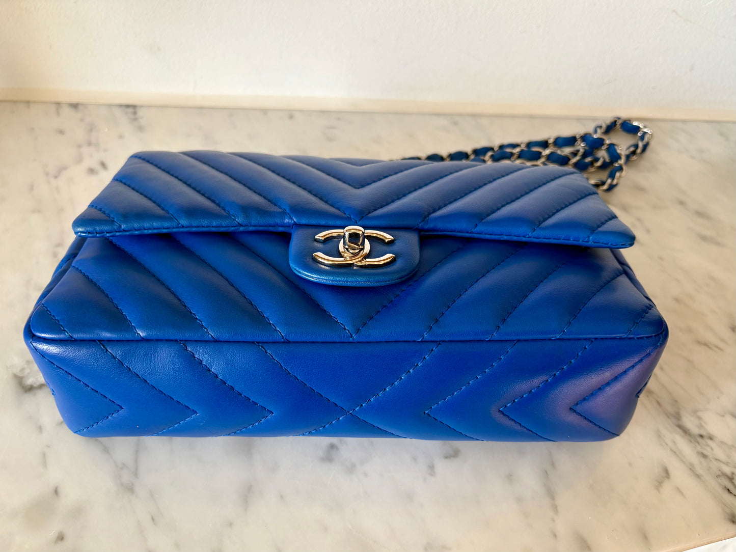Chanel Chevron single flap