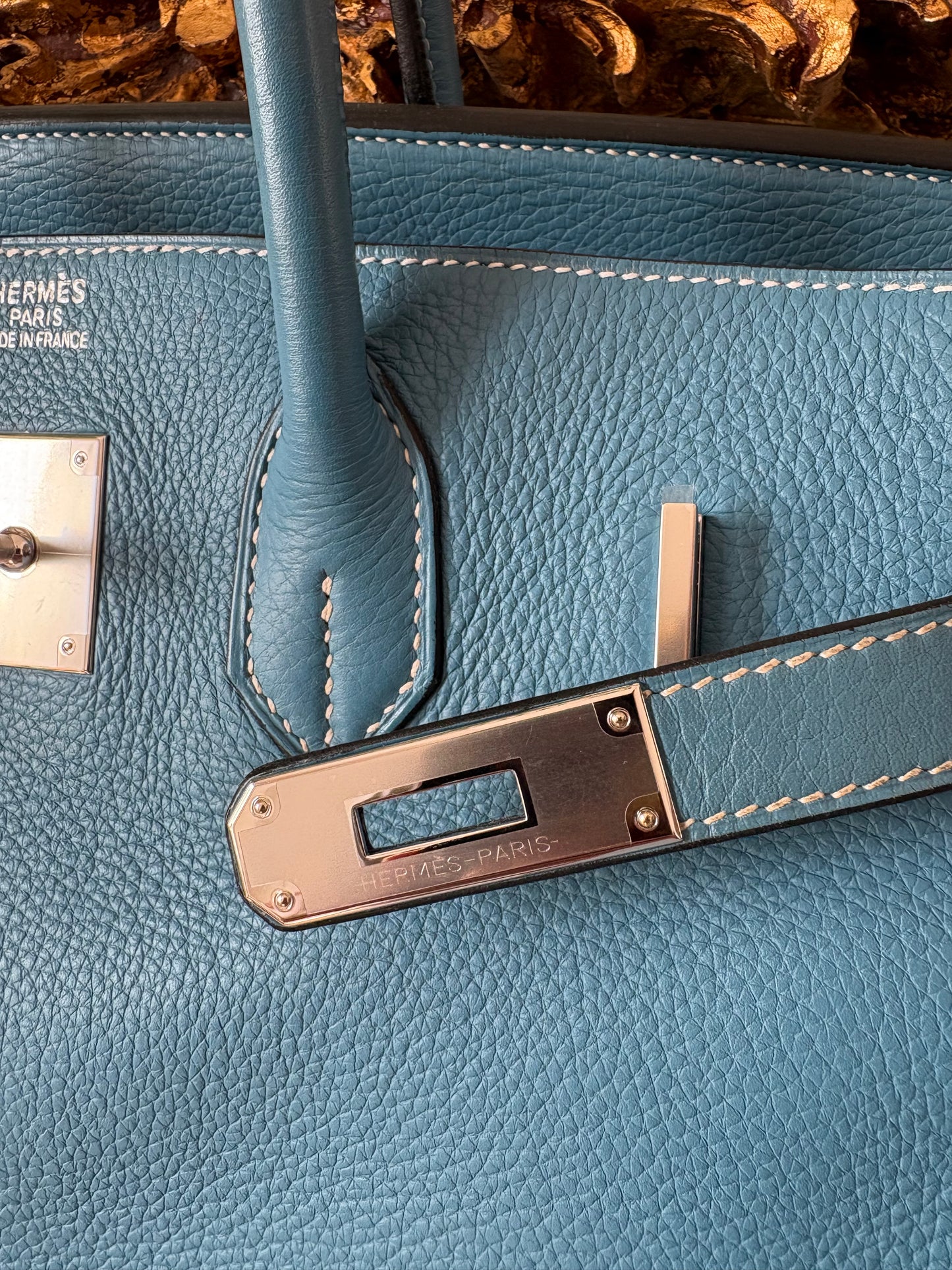 Hermès Birkin 35 Blue Jean
