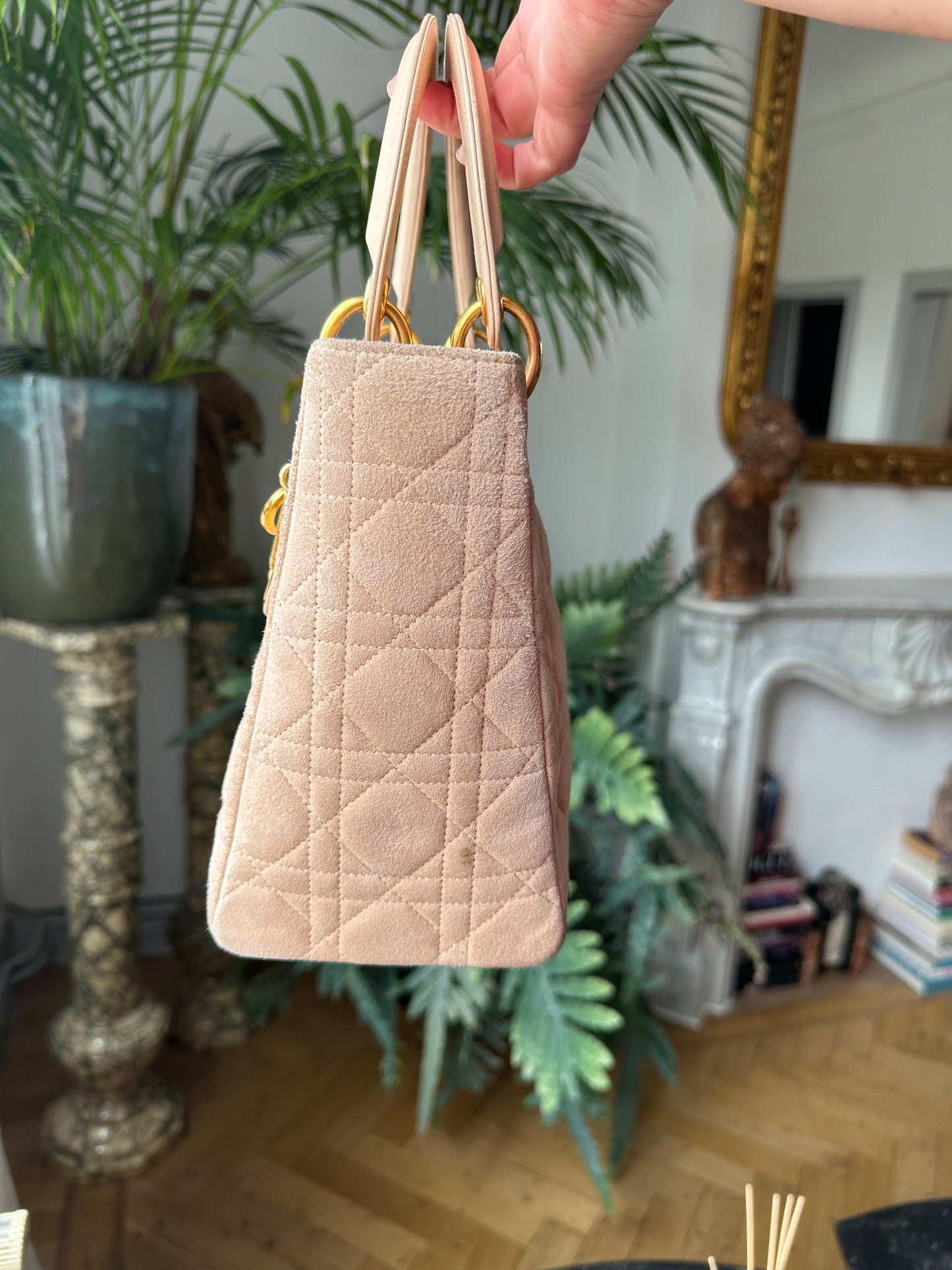 Lady Dior suède