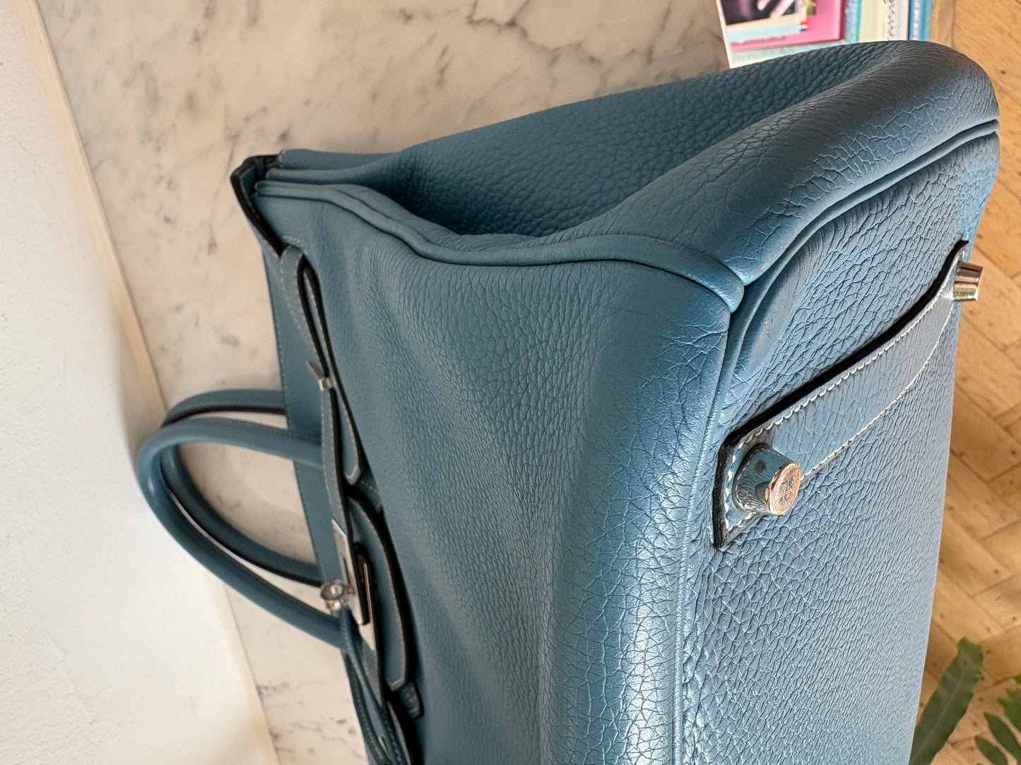 Hermès Birkin 35 Blue Jean