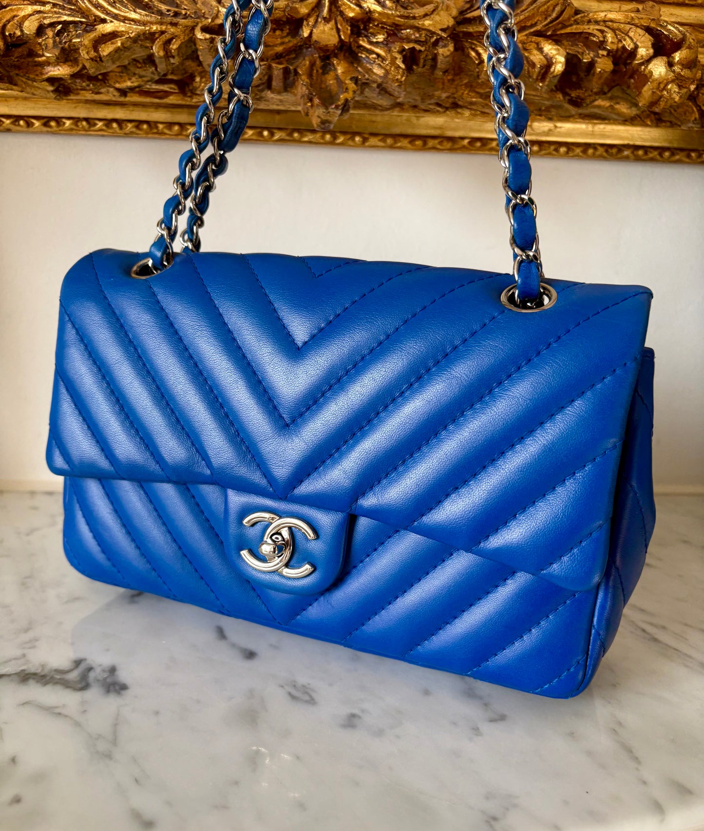 Chanel Chevron single flap