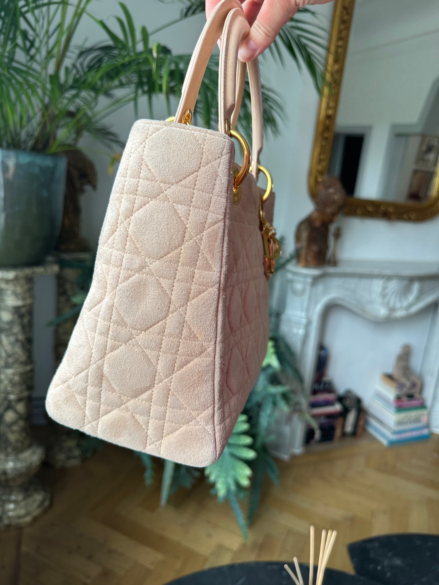 Lady Dior suède