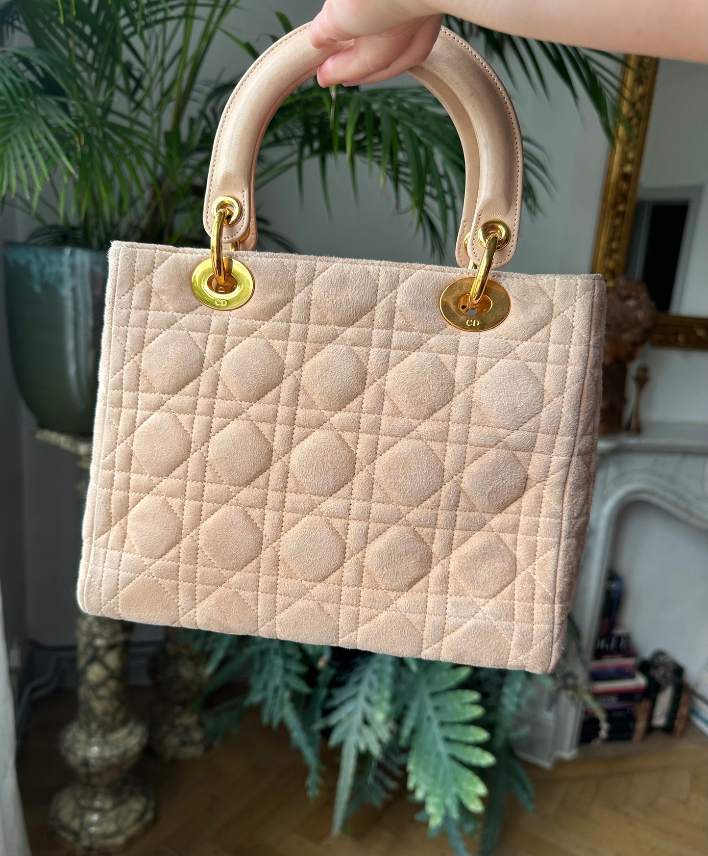 Lady Dior suède