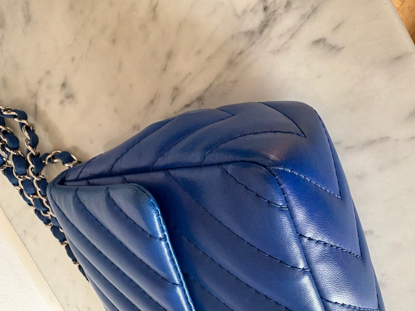 Chanel Chevron single flap