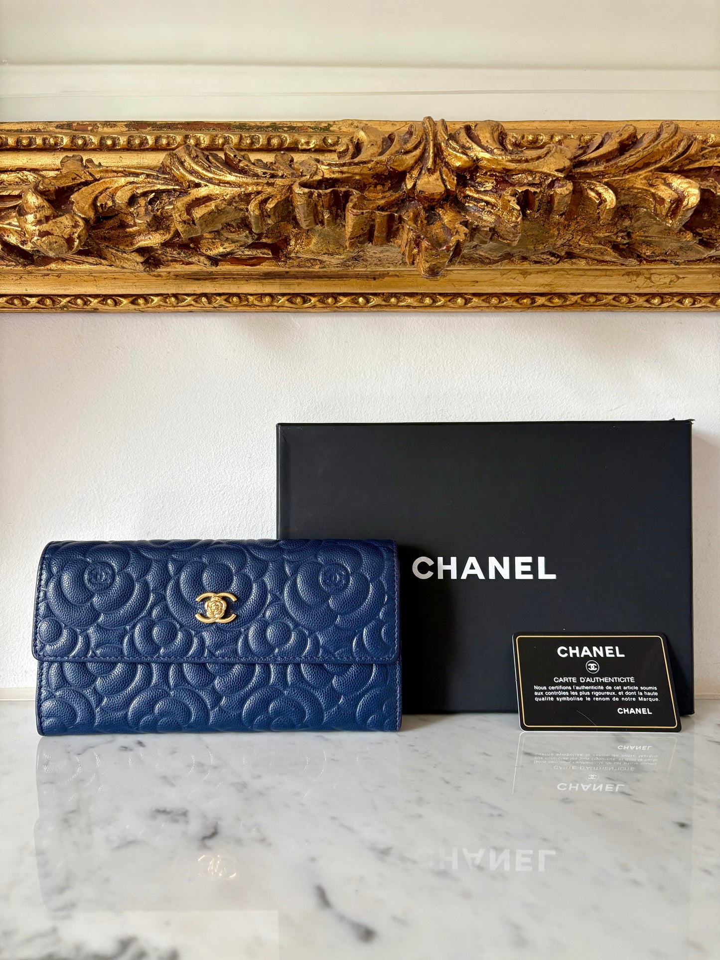 Chanel Camelia wallet
