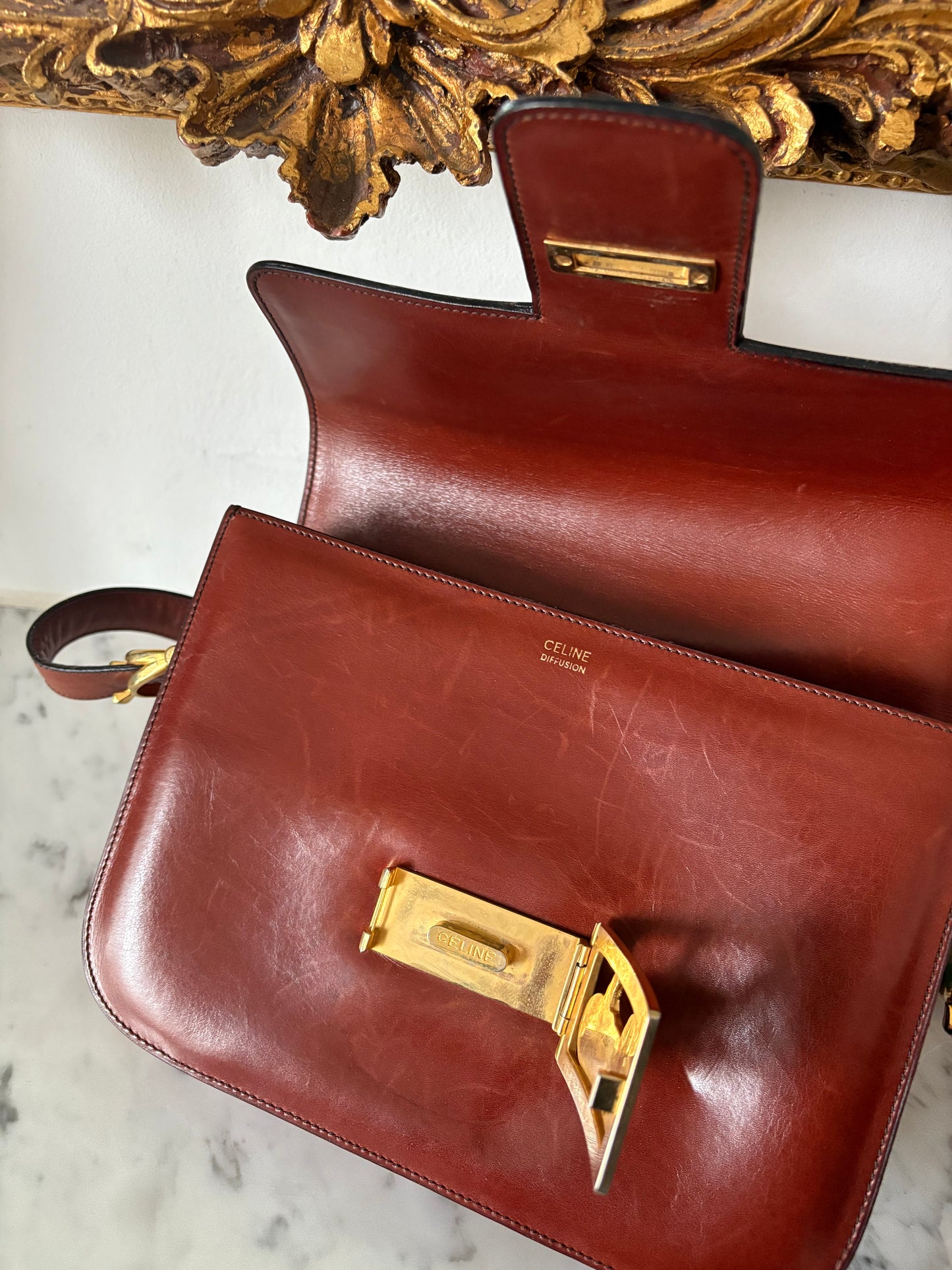 Celine Box chestnut
