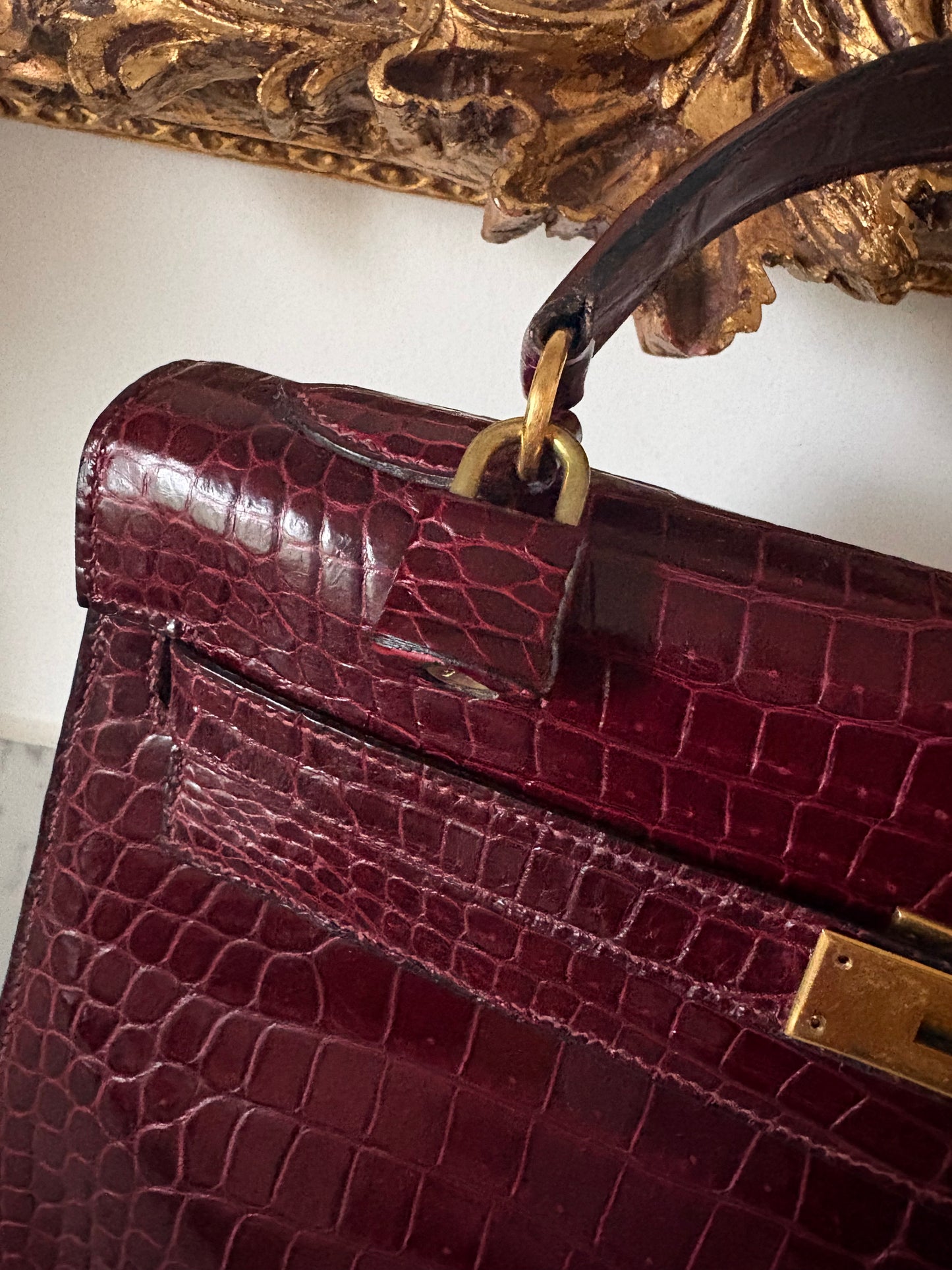Hermès Kelly 32 Porosus Crocodile