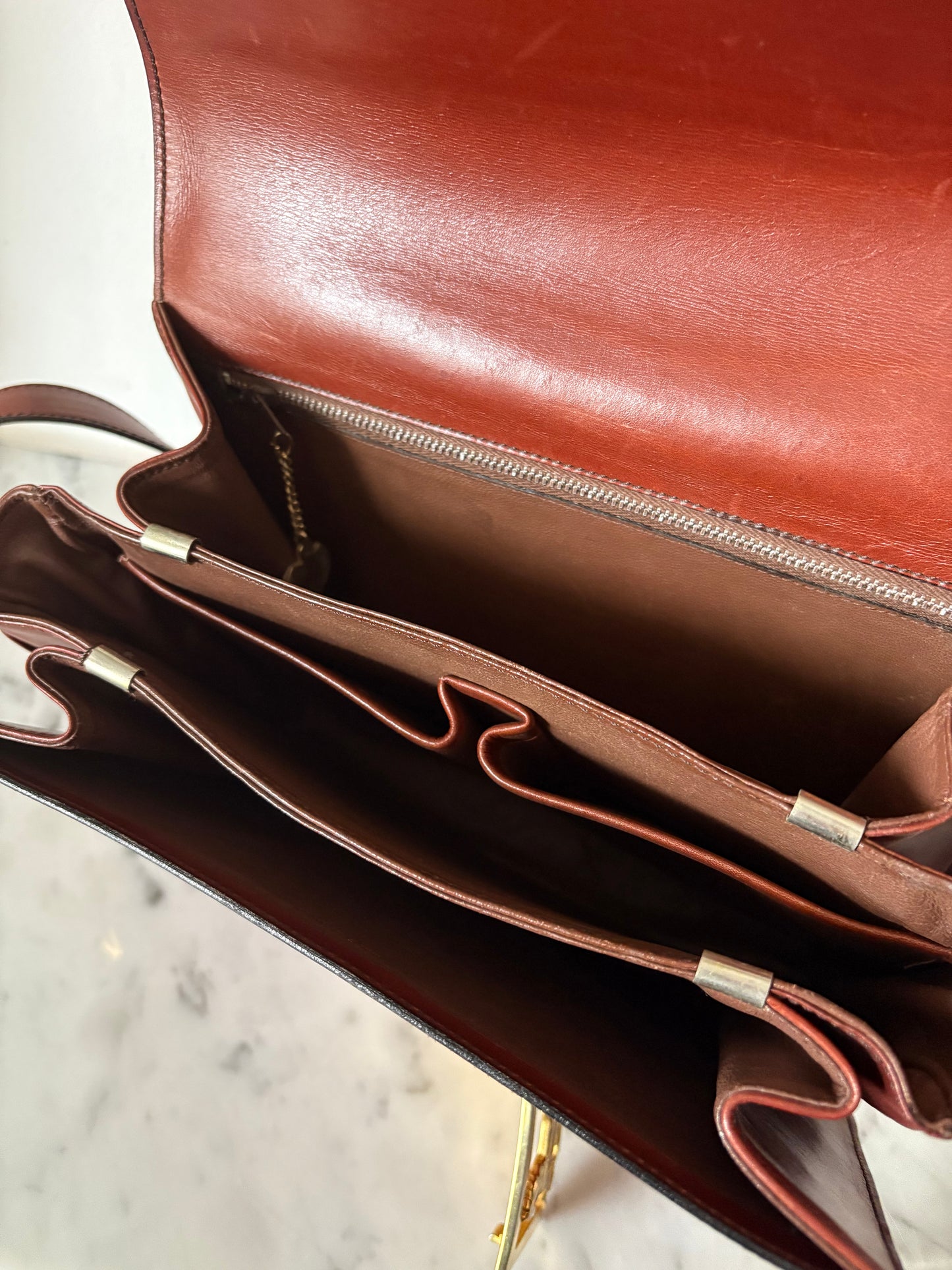 Celine Box chestnut
