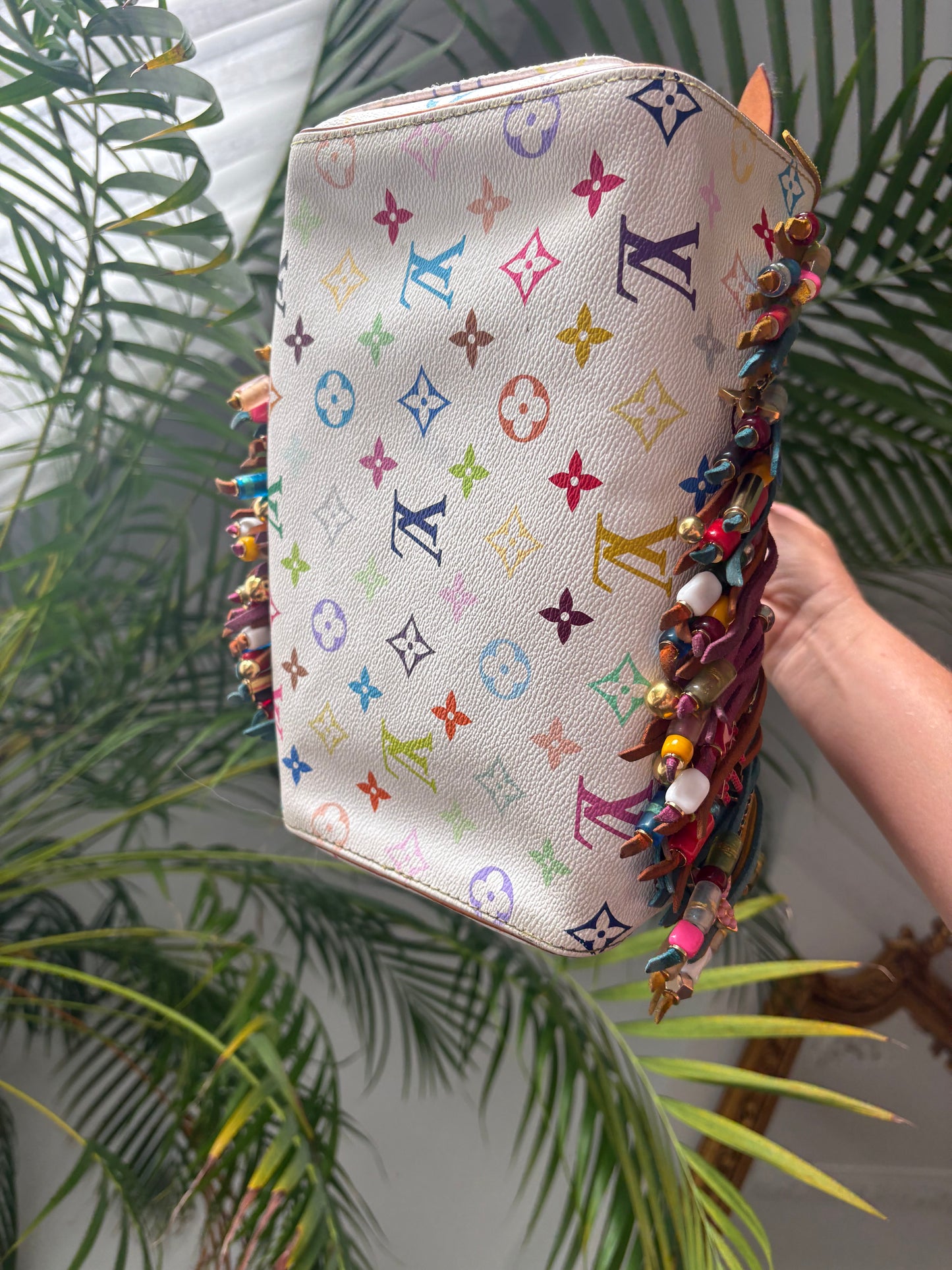 Louis Vuitton Multicolore Fringe Speedy 25
