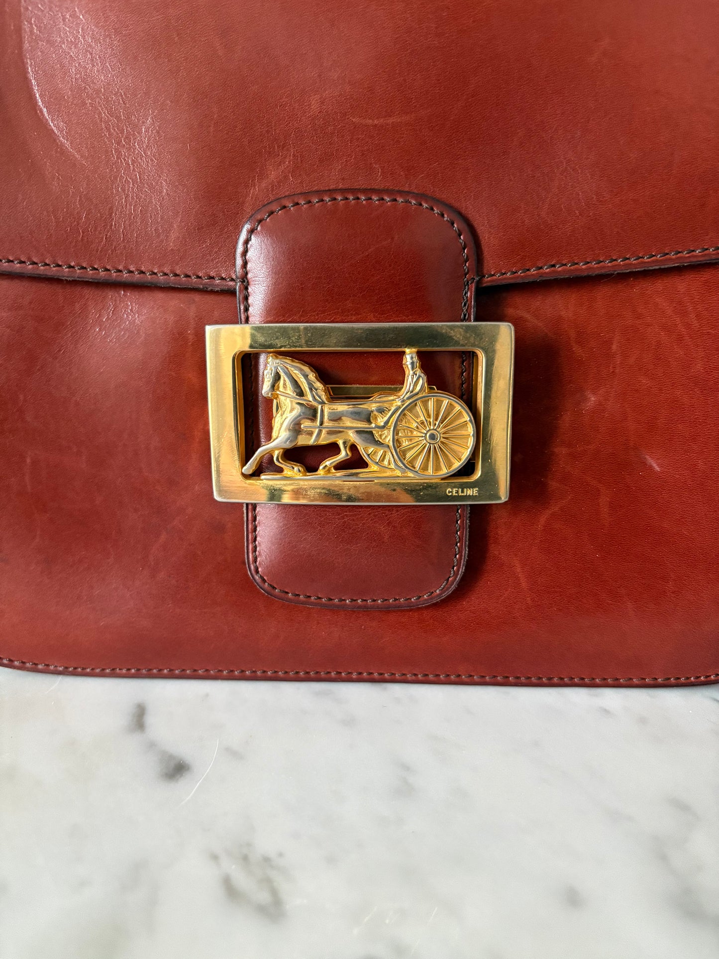 Celine Box chestnut