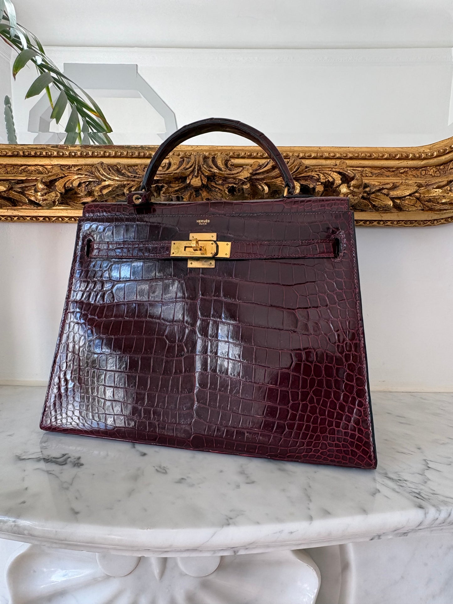 Hermès Kelly 32 Porosus Crocodile