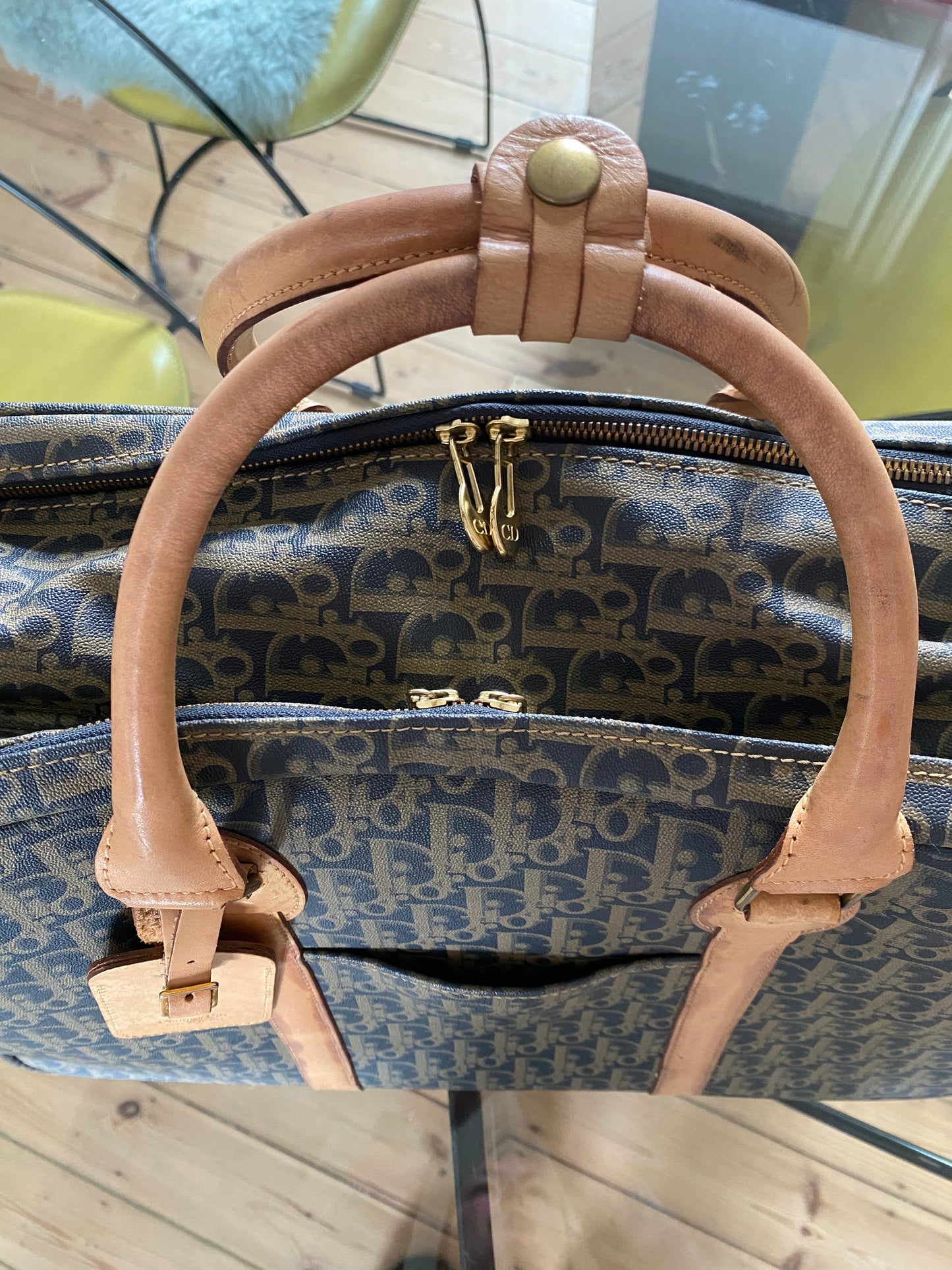 Dior vintage hand luggage bag