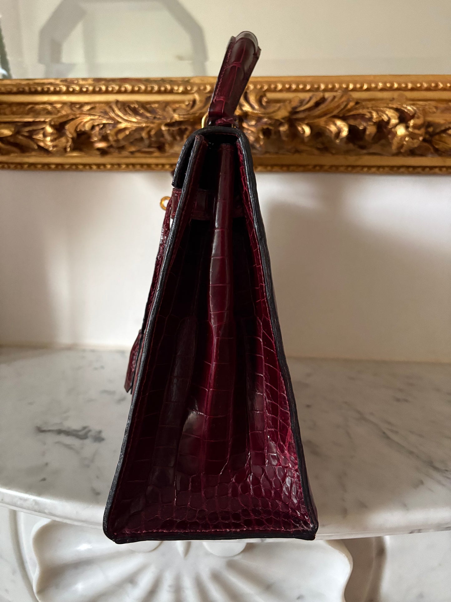Hermès Kelly 32 Porosus Crocodile