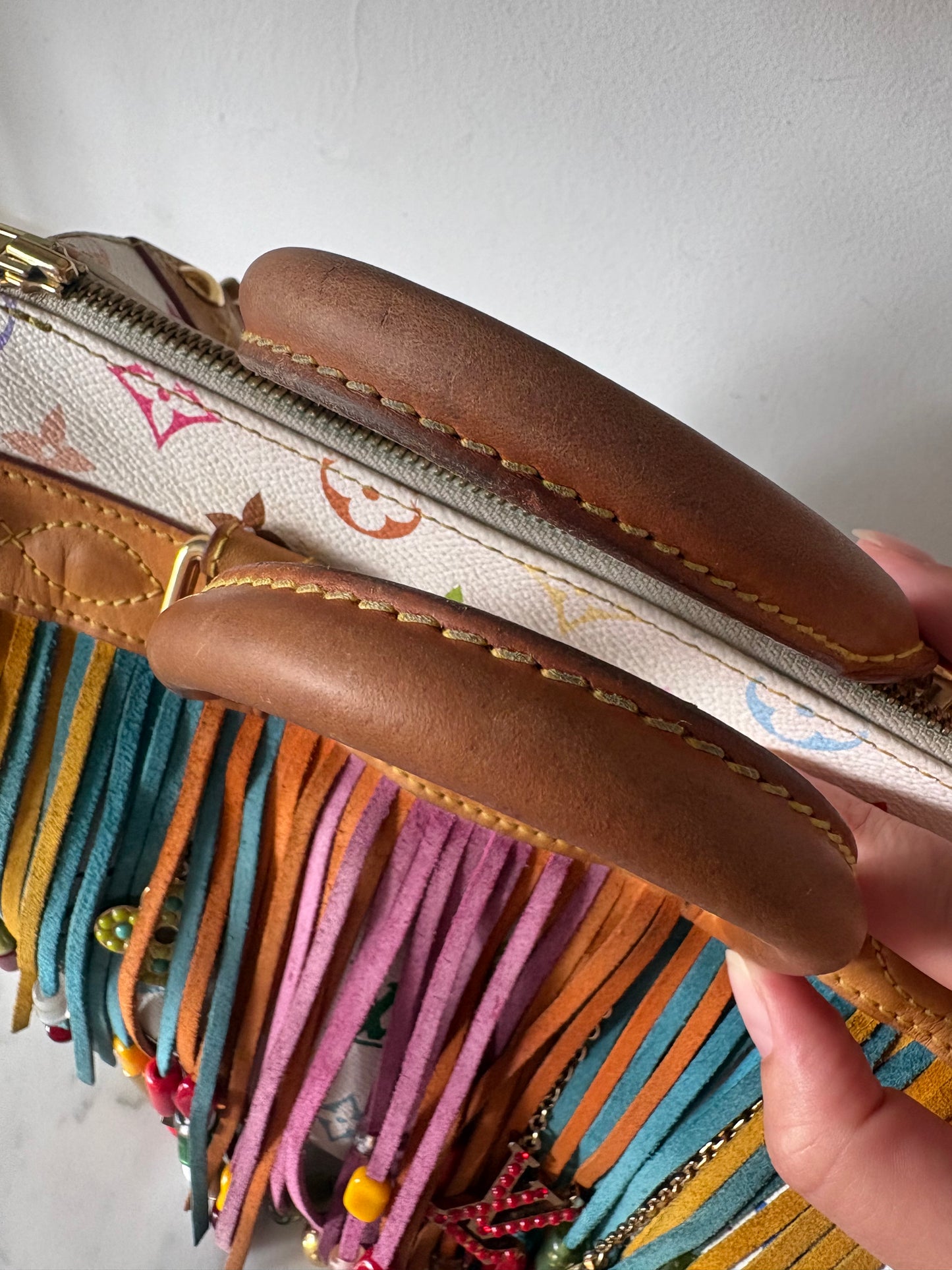 Louis Vuitton Multicolore Fringe Speedy 25
