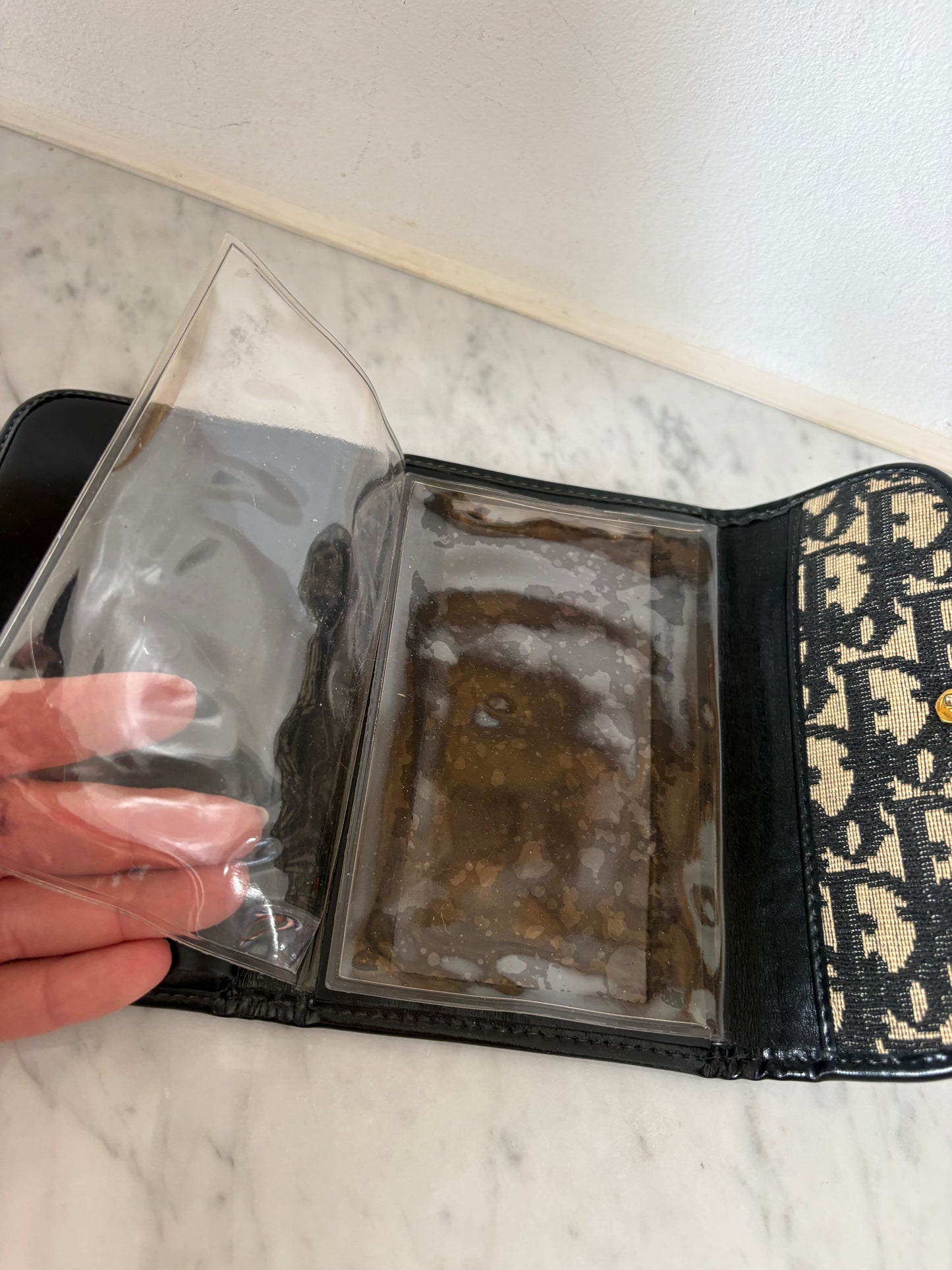 Dior vintage shoulder bag & wallet