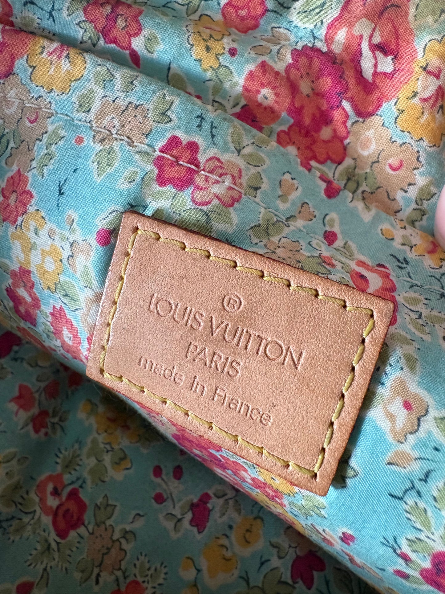 Louis Vuitton Denim Patchwork pochette
