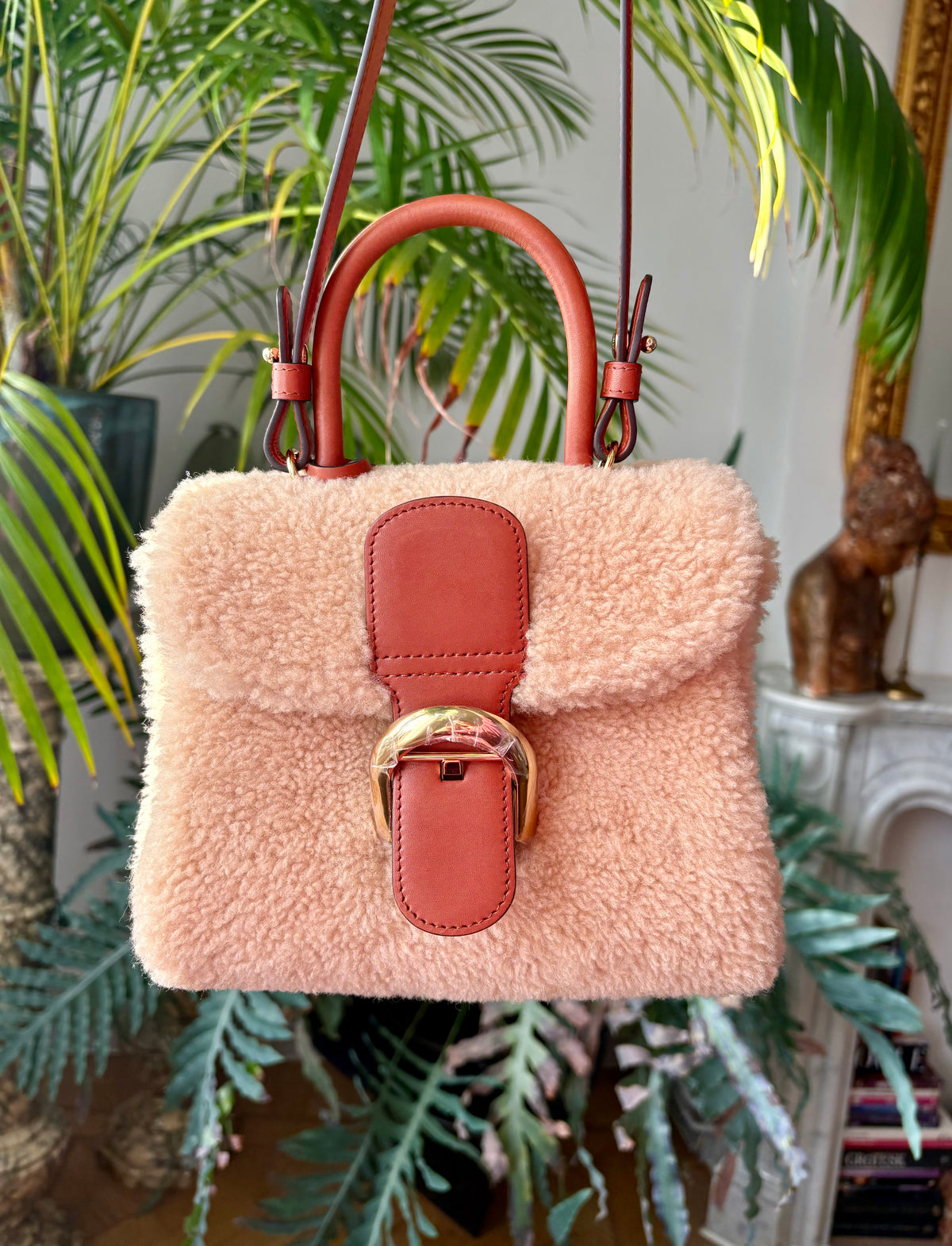 Delvaux Brillant shearling