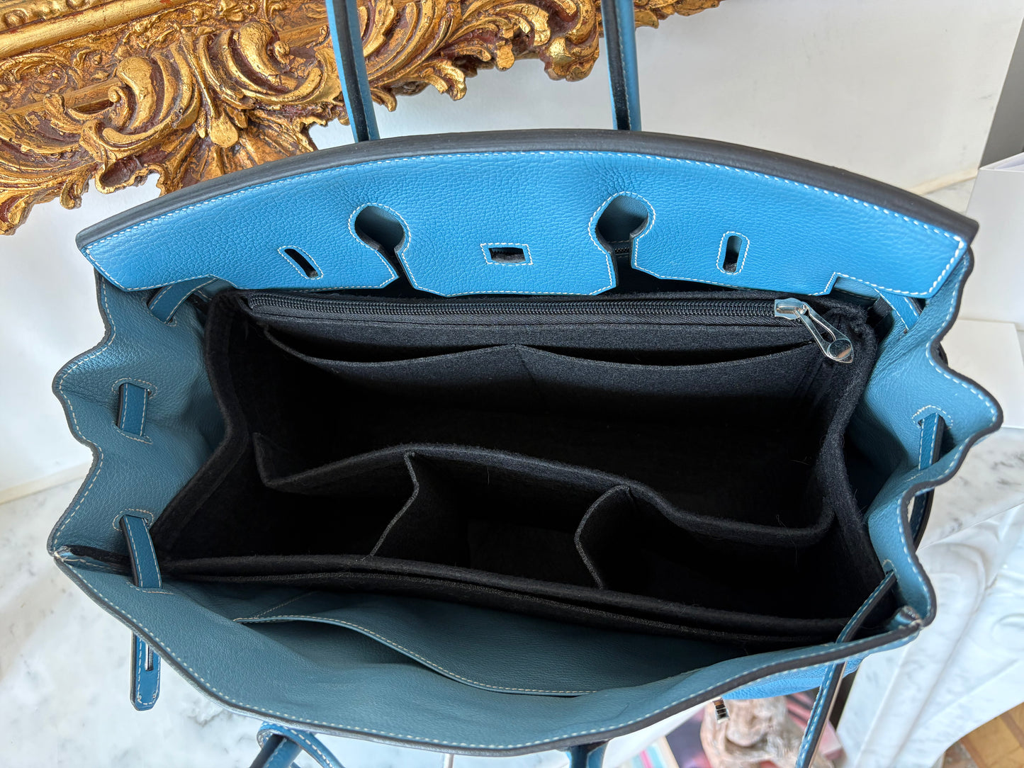 Hermès Birkin 35 Blue Jean