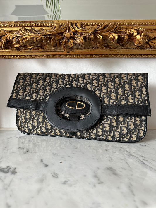 Dior fold-over clutch