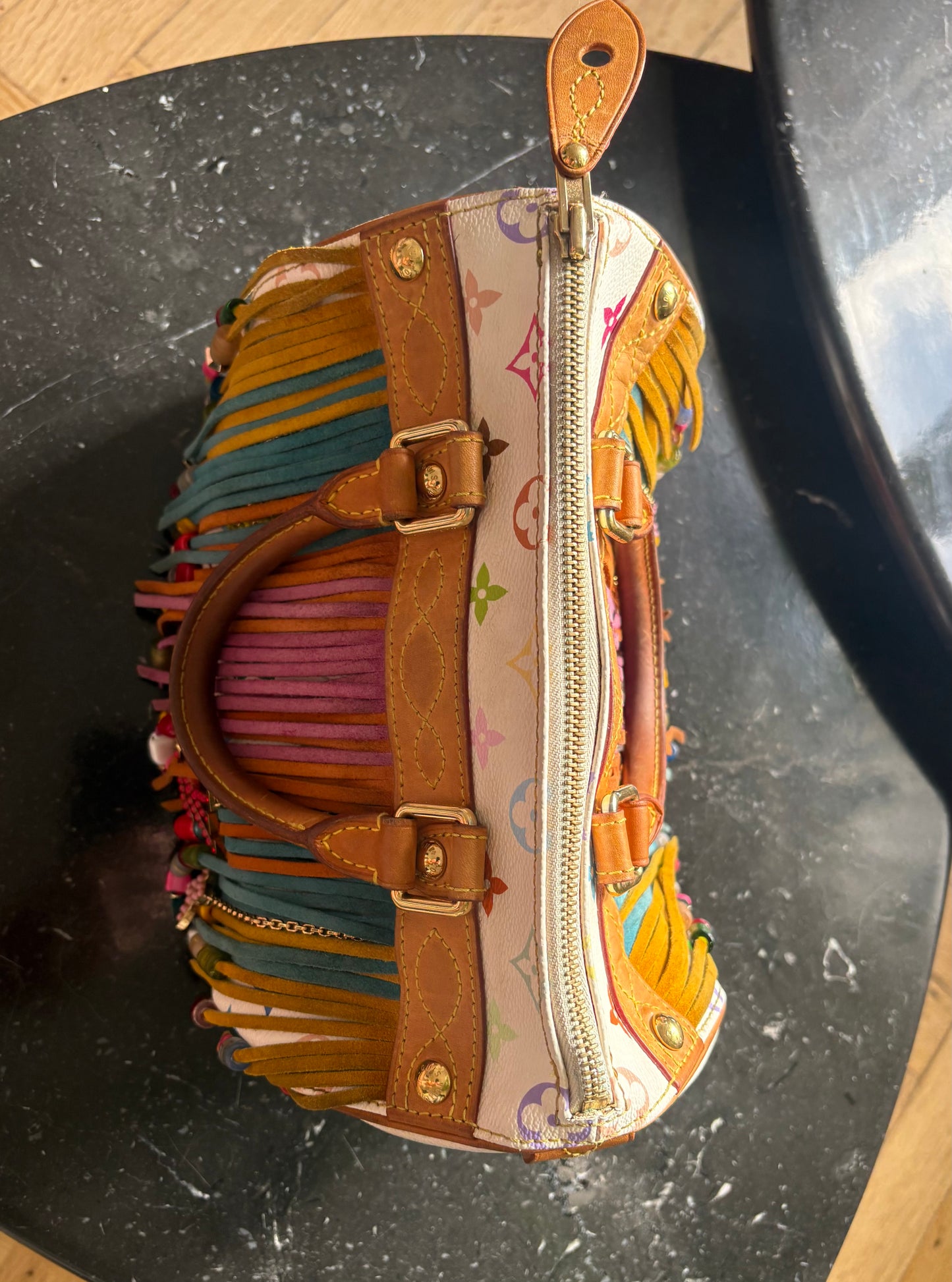 Louis Vuitton Multicolore Fringe Speedy 25