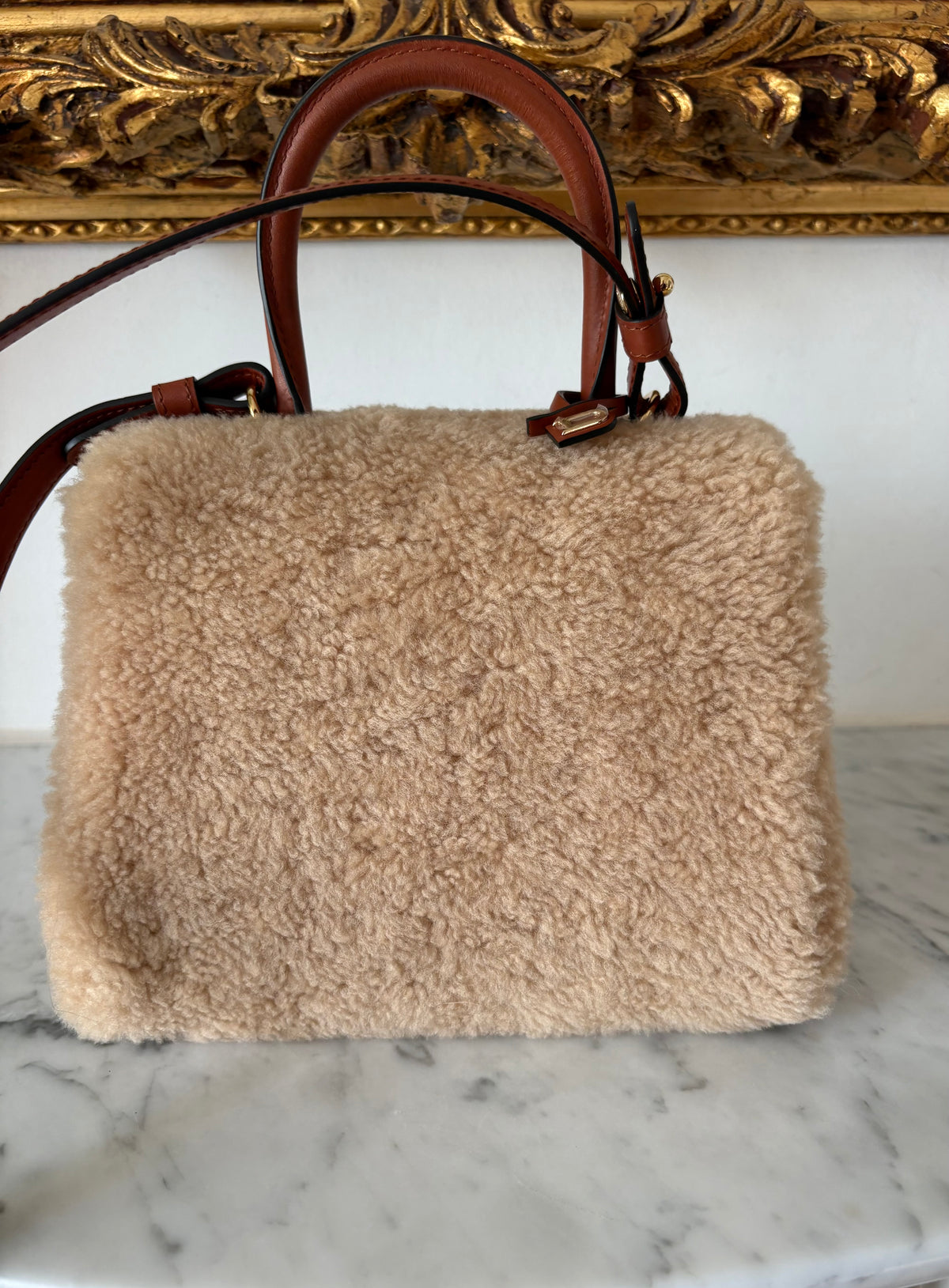 Delvaux Brillant shearling