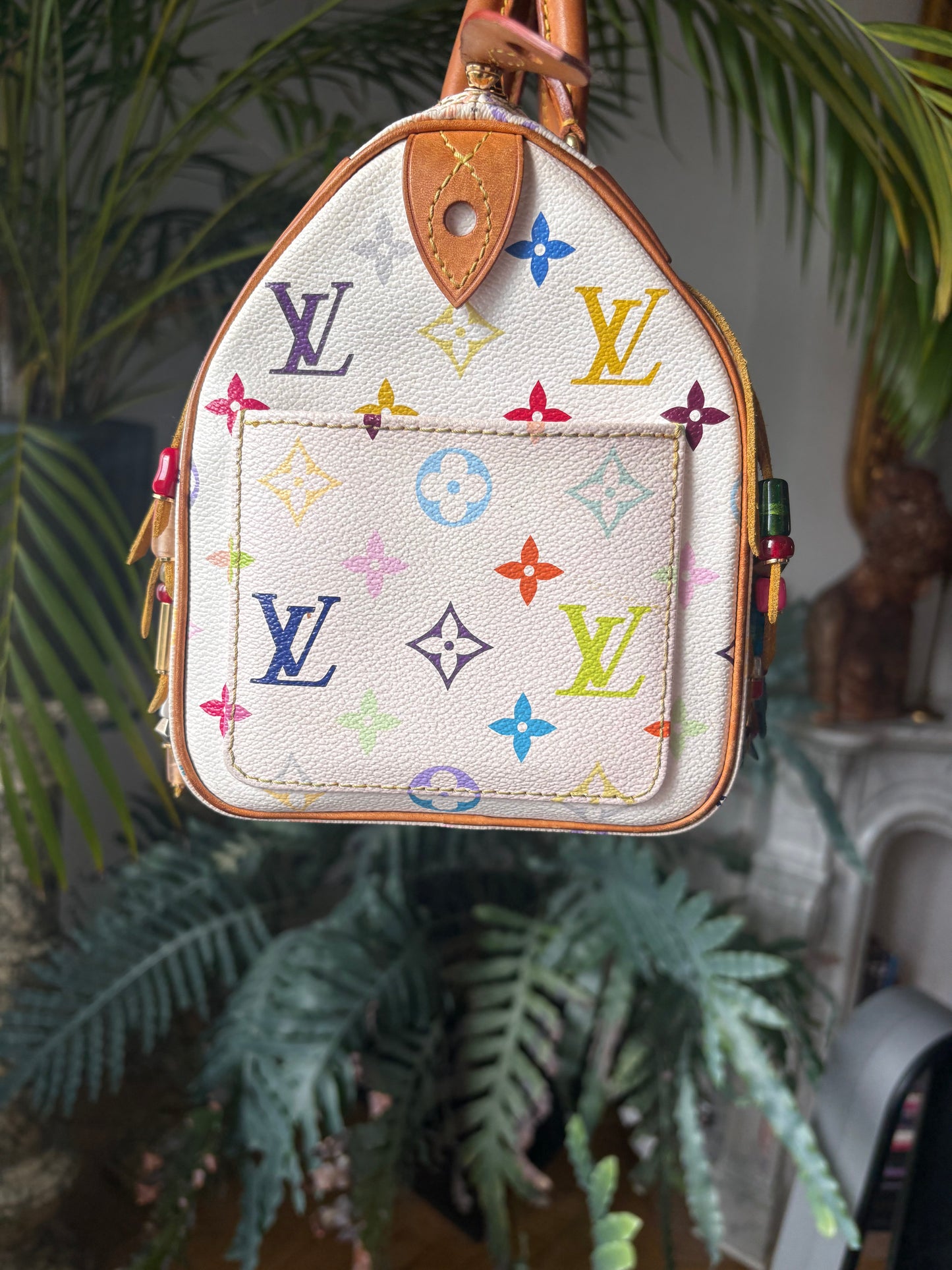 Louis Vuitton Multicolore Fringe Speedy 25