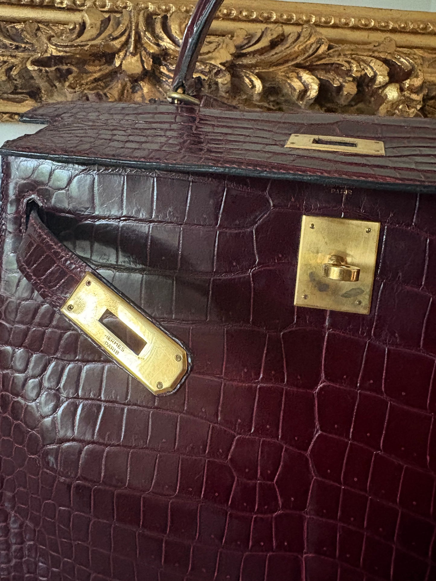 Hermès Kelly 32 Porosus Crocodile