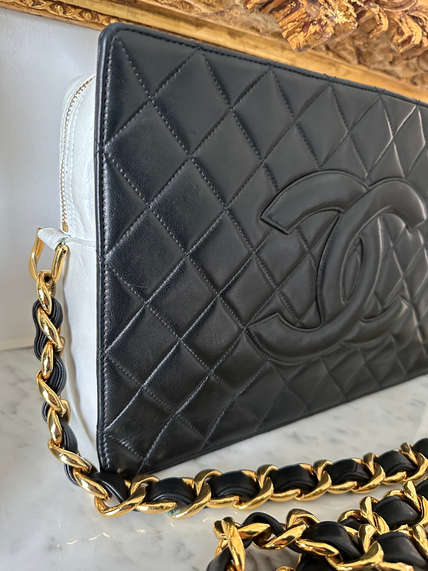 Chanel two-faced bag