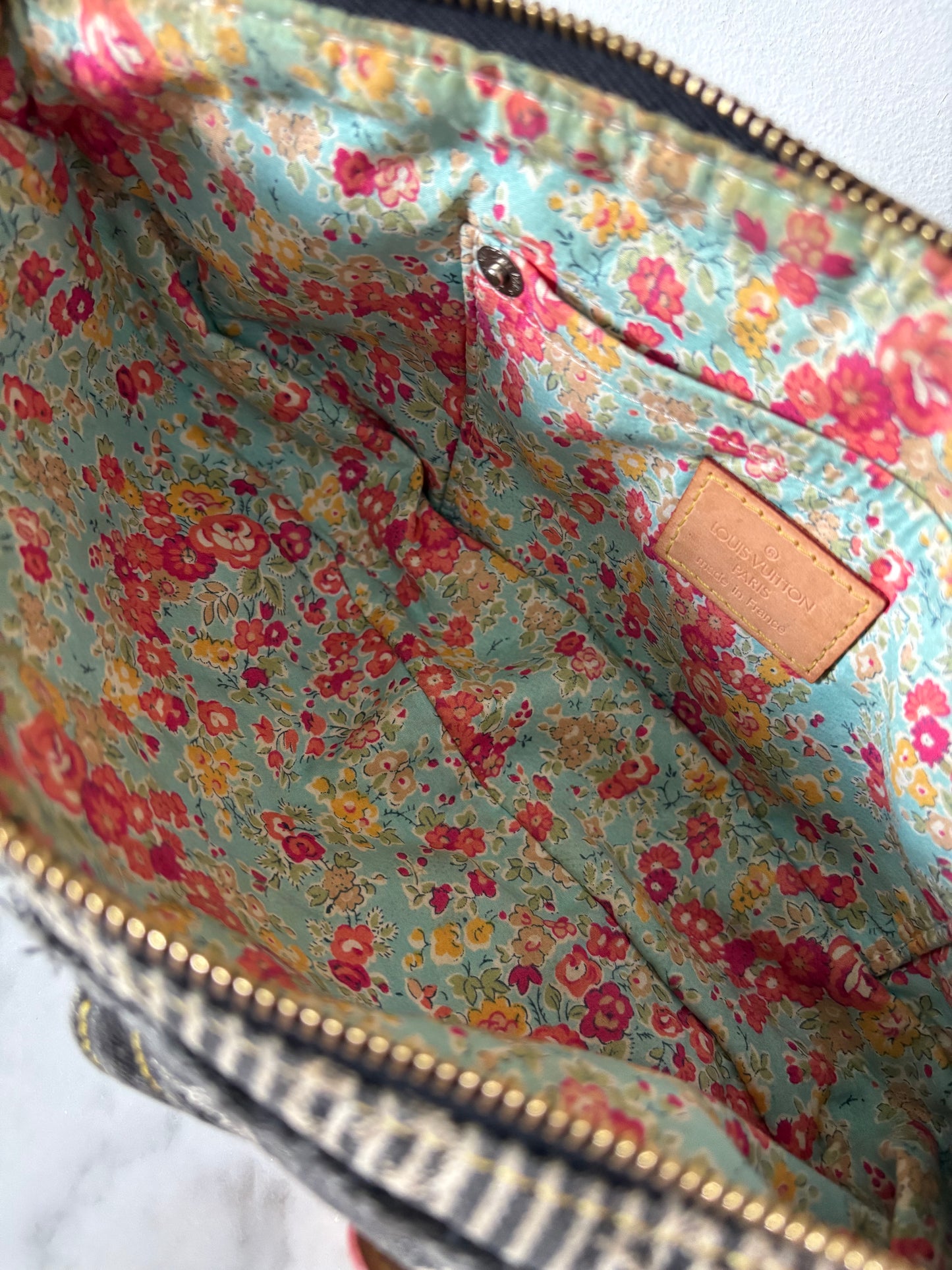 Louis Vuitton Denim Patchwork pochette