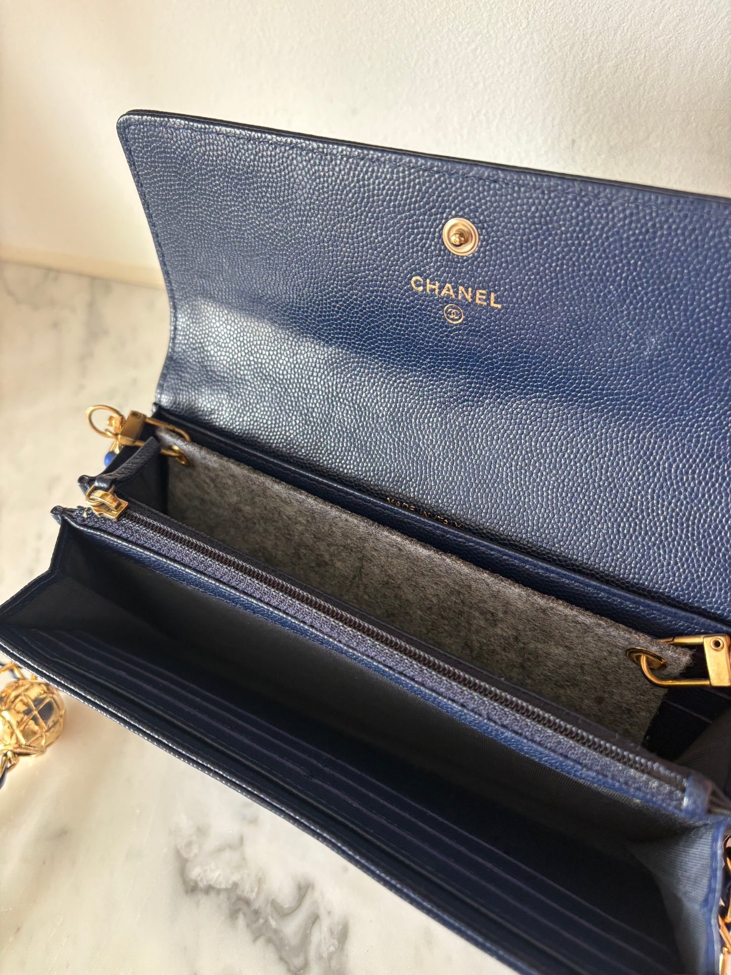Chanel Camelia wallet