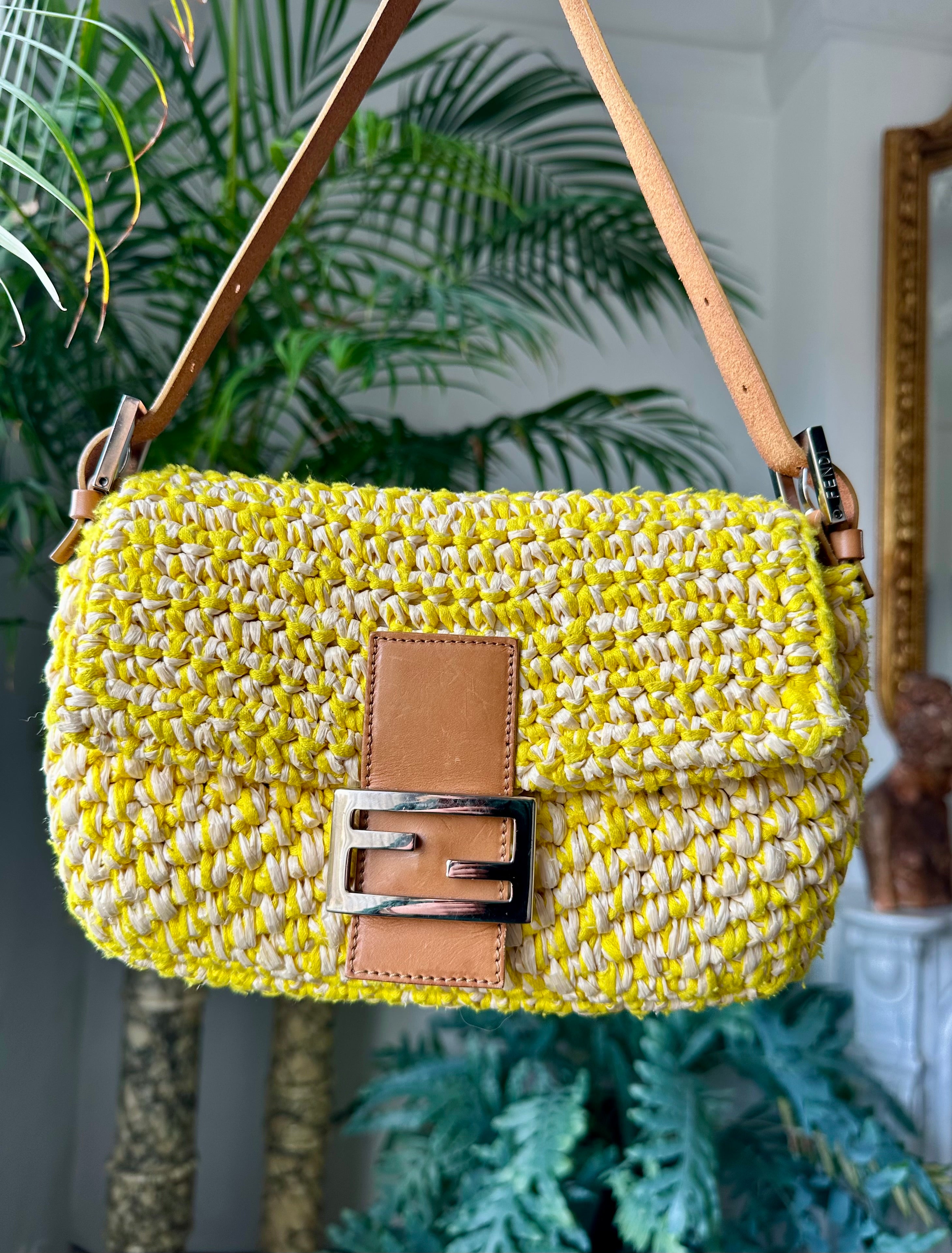 Fendi Baguette raffia Baghag