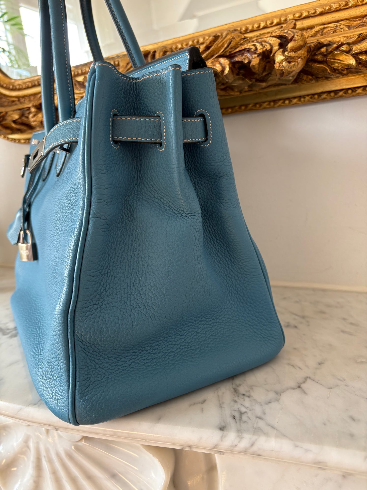 Hermès Birkin 35 Blue Jean