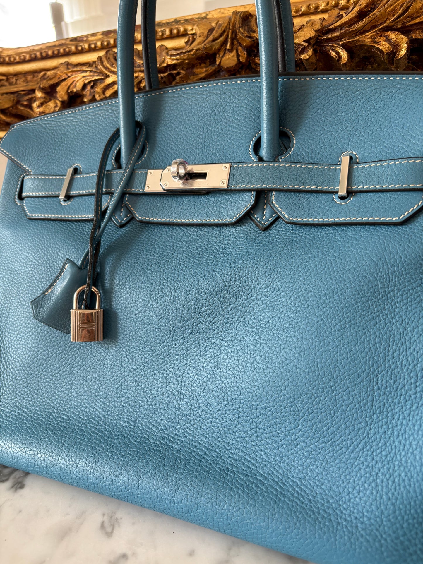 Hermès Birkin 35 Blue Jean